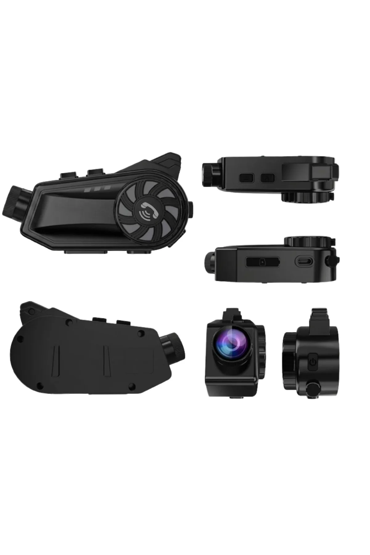 Motosiklet Kamera Seti Geniş Açılı Lens ve Mobil Uygulama Destekli
