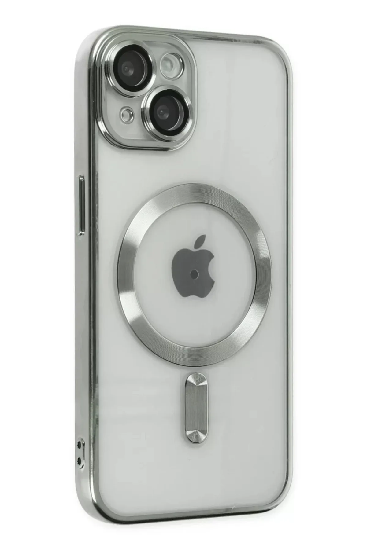 Newface Apple iPhone 14 Kılıf Kross Magneticsafe Kapak - Gümüş