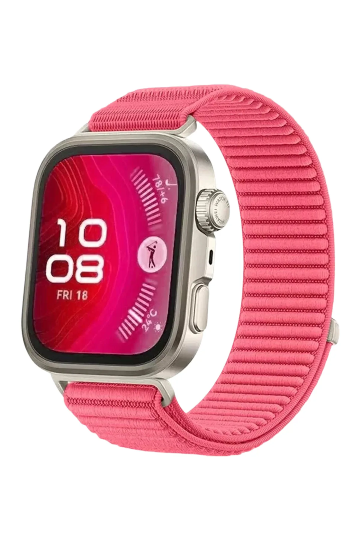 Newface Huawei Fit 4 Braid Kordon - Rose
