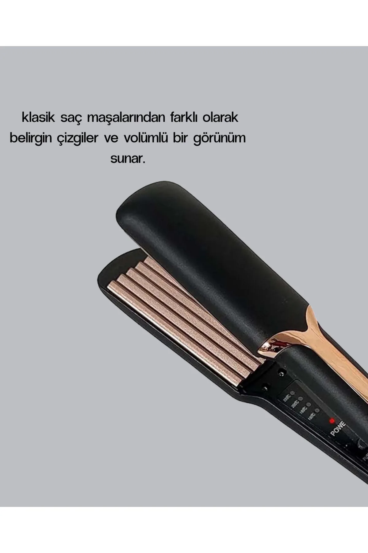 Tost Model Saç Şekillendirici Hızlı Isınan Isı Ayarlı