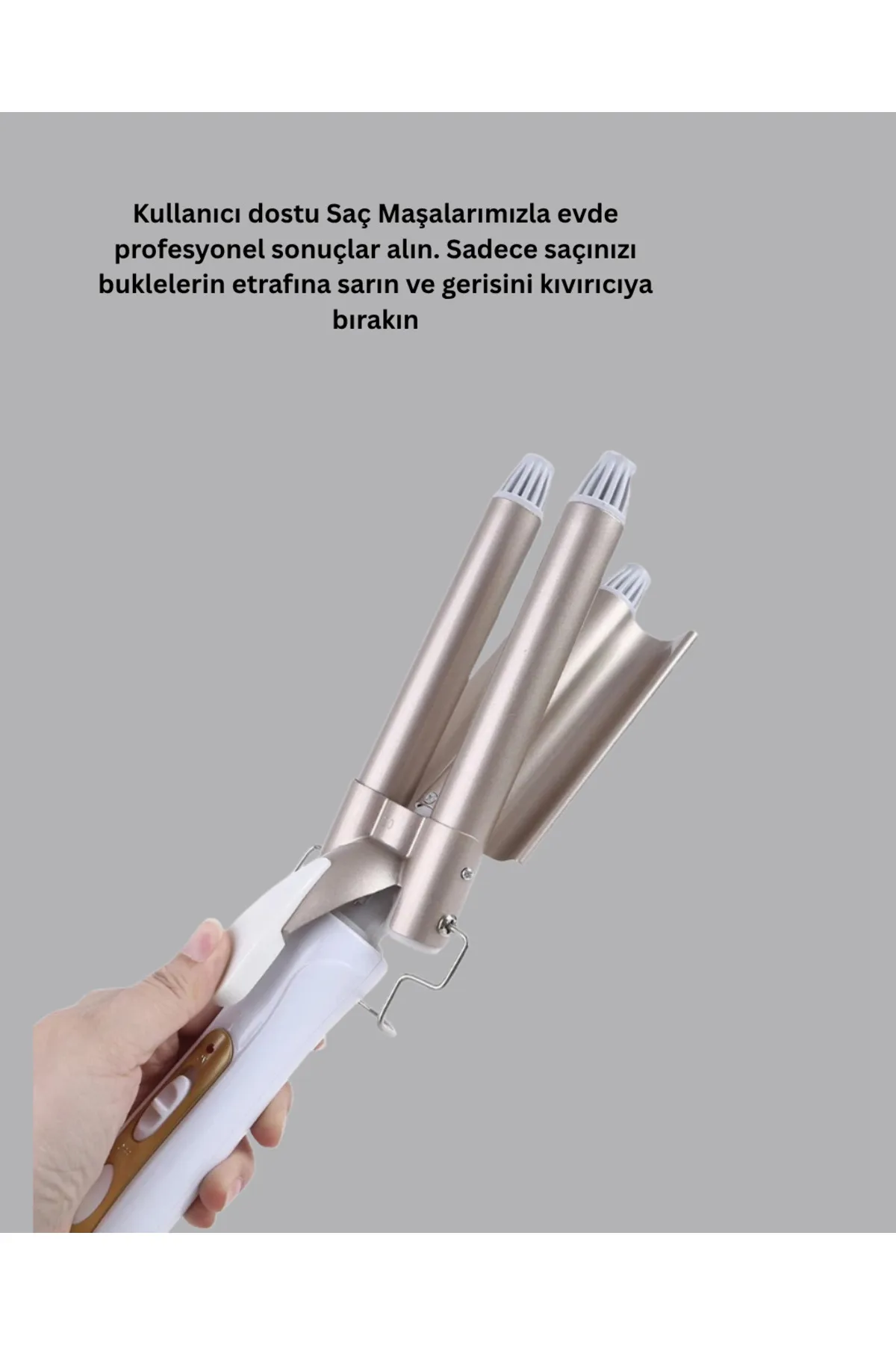 Ayarlanabilir Isılı Bukle Saç Maşası