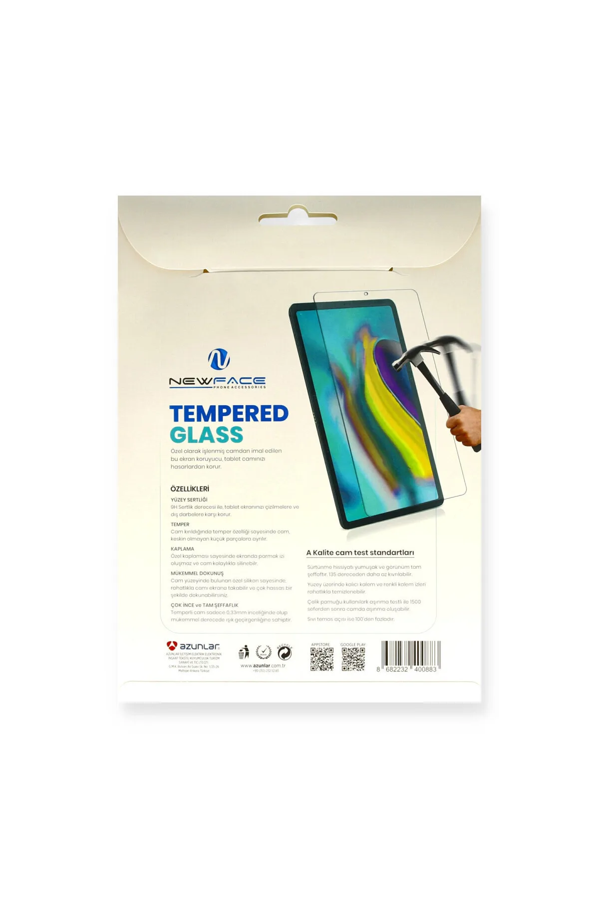 iPad Mini 5 Tablet Cam Ekran Koruyucu