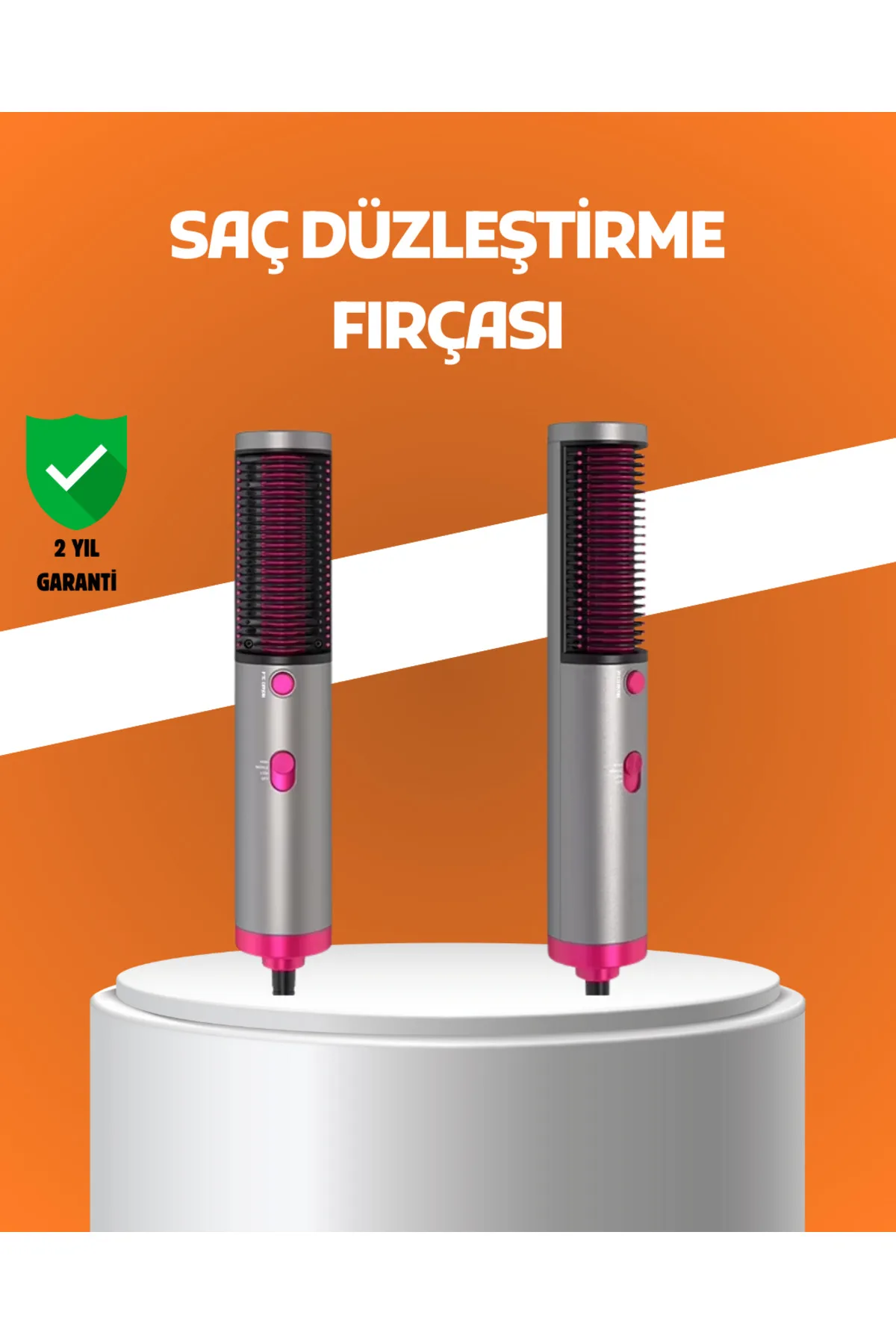 Saç Düzleştirme ve Hacimlendirme Fonksiyonlu Fırça