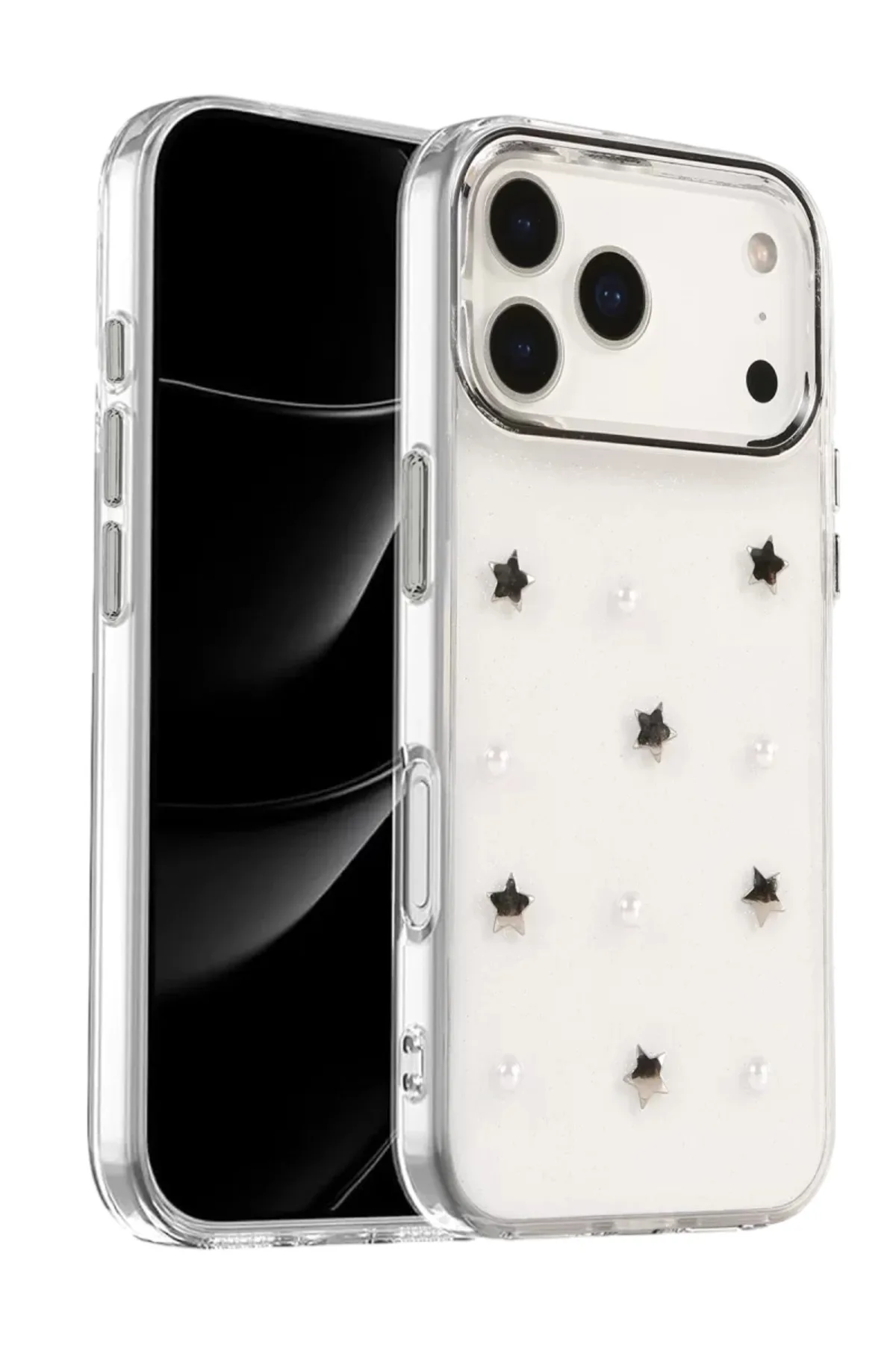 Newface Apple iPhone 17 Pro Max Fiyonk Desenli Kapak - Desen 7