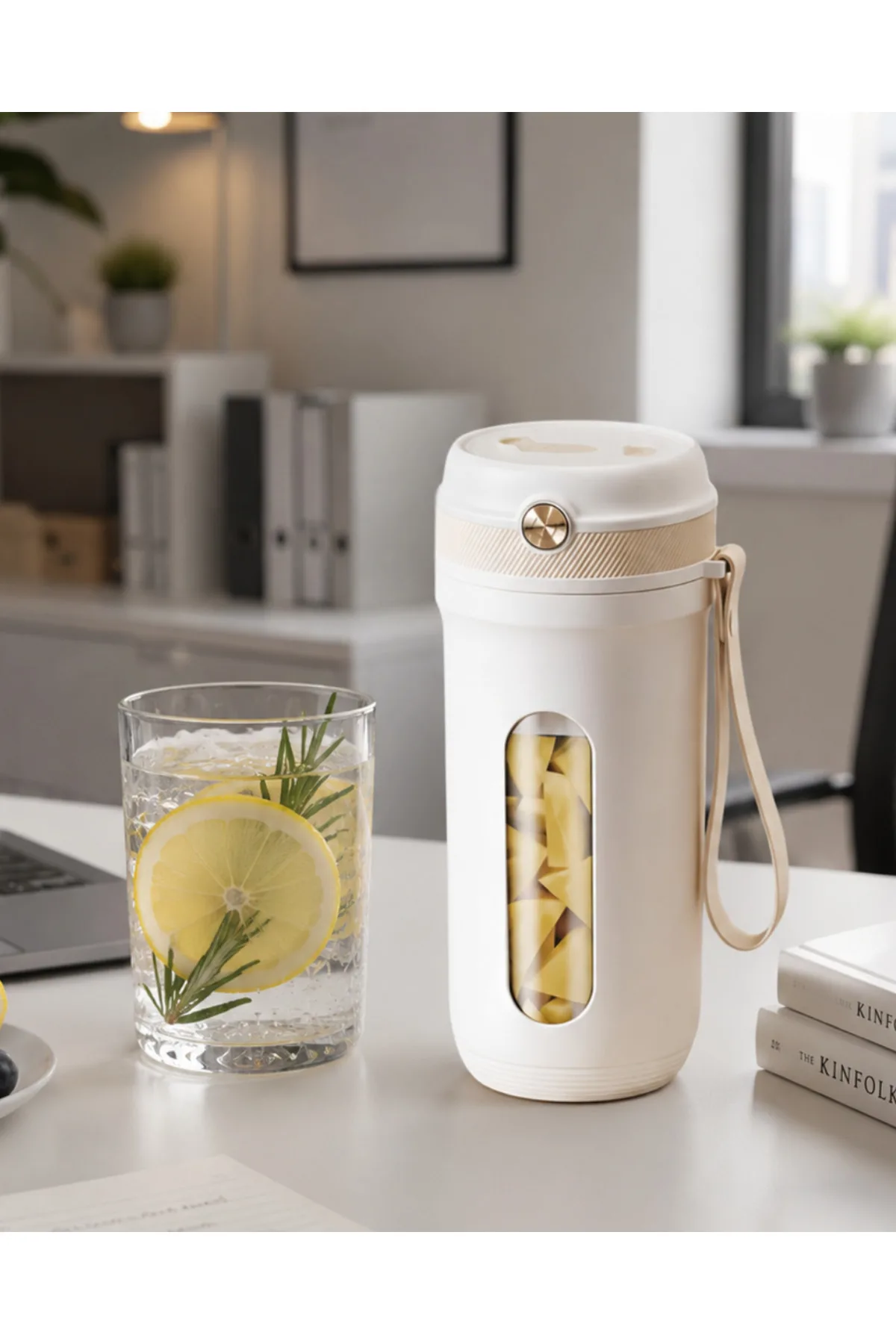 USB Şarjlı Mini Smoothie Blender Pratik Meyve Karıştırıcı 350 ML