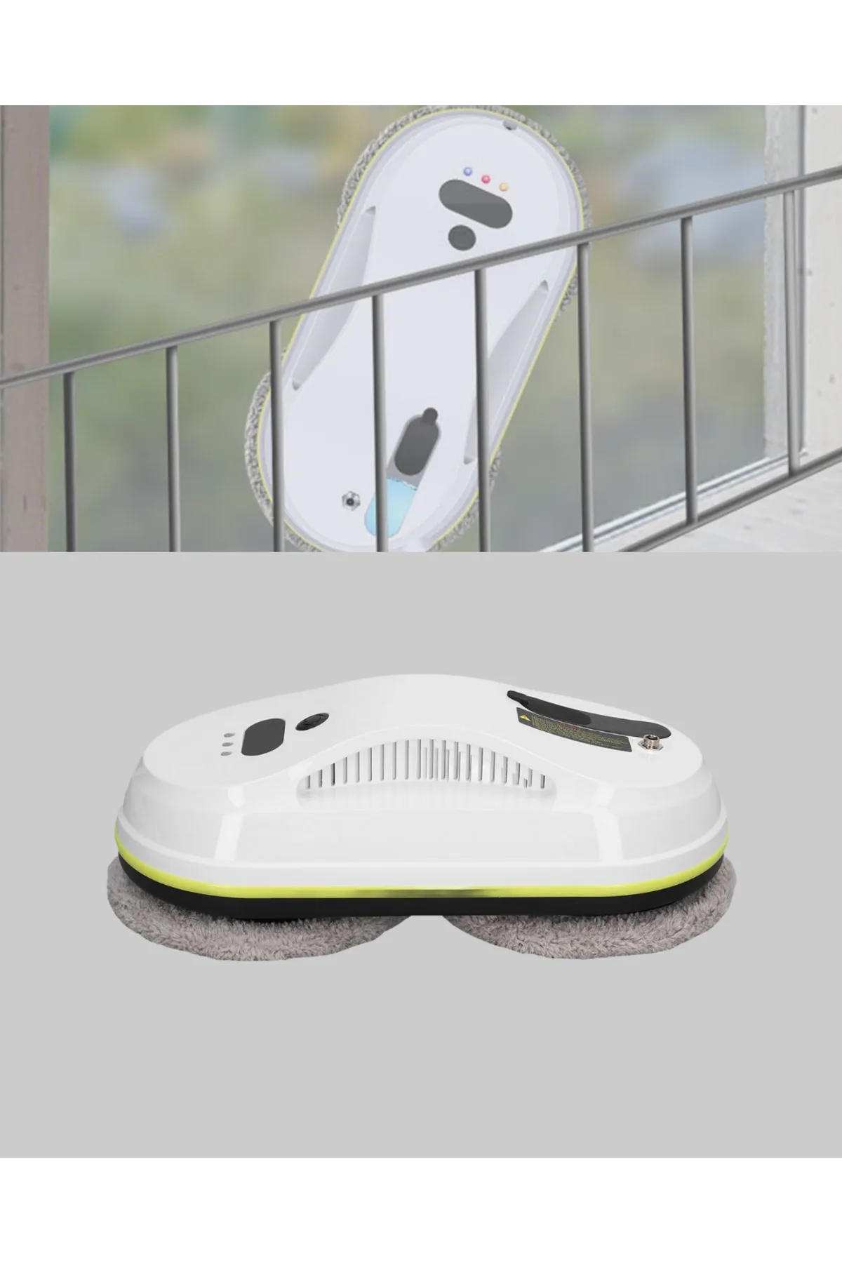 Çift Diskli Güvenli Otomatik Cam Silme Robotu