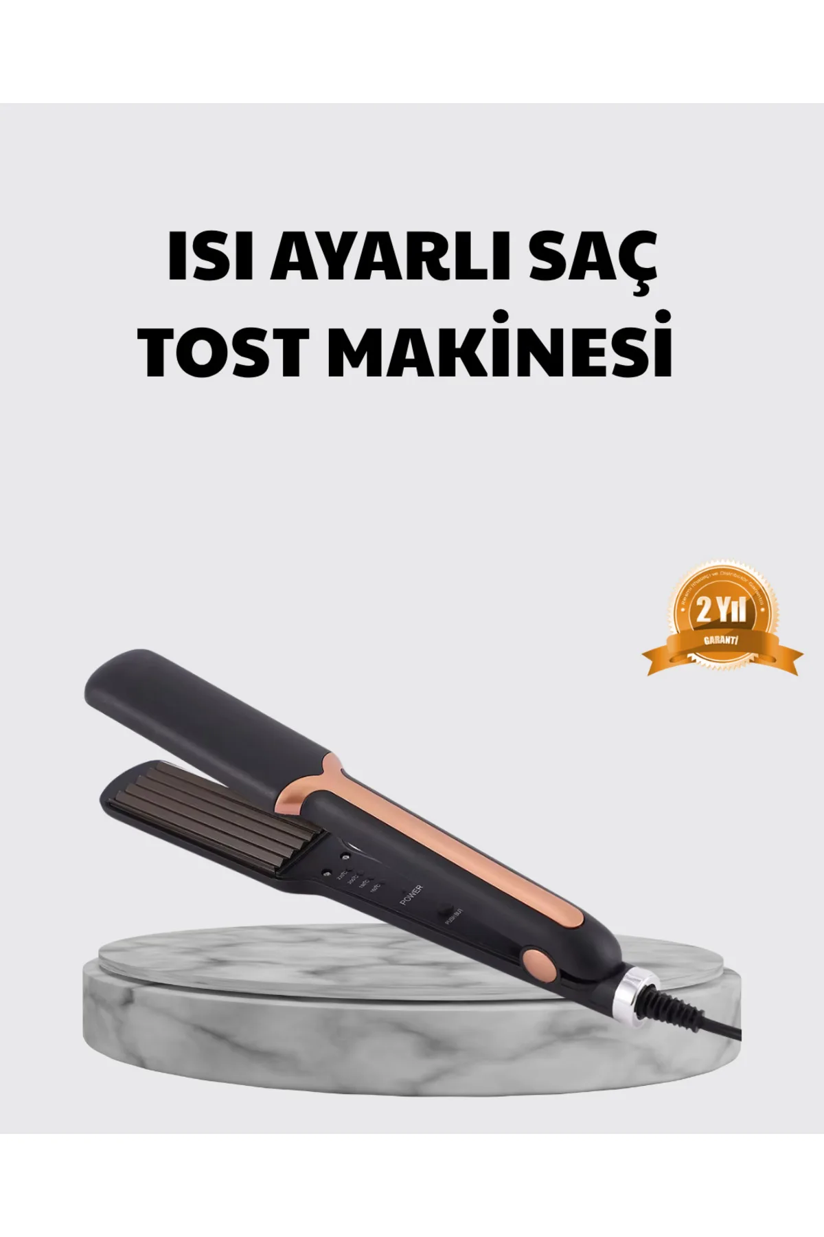 Tost Model Saç Şekillendirici Hızlı Isınan Isı Ayarlı