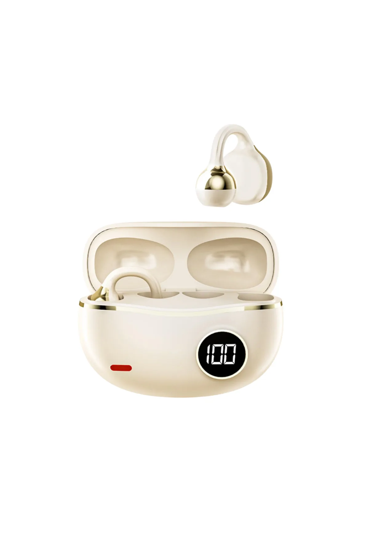Handsfree Kablosuz Bluetooth Kulaklık Kristal Net Ses 2 Kurdele Küpe Hediyeli