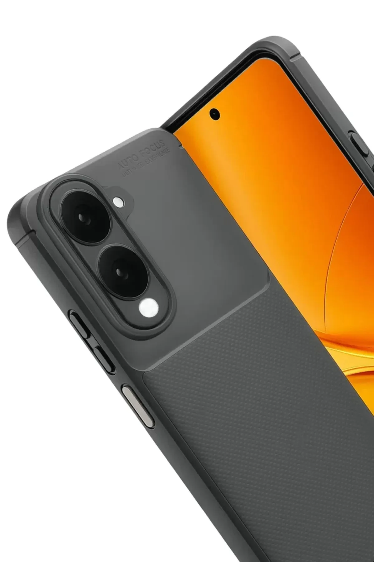 Newface Vivo Y29S Auto Focus Karbon Kapak - Gri