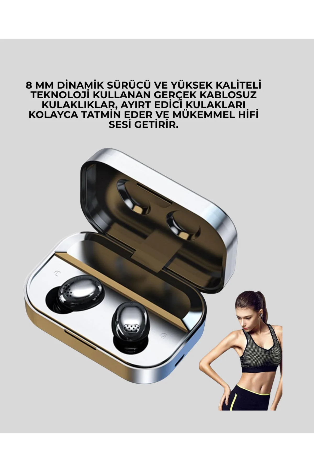 Gürültü Engelleyici Bluetooth Kulaklık – Akıllı Ekranlı, HiFi Ses Kalitesi