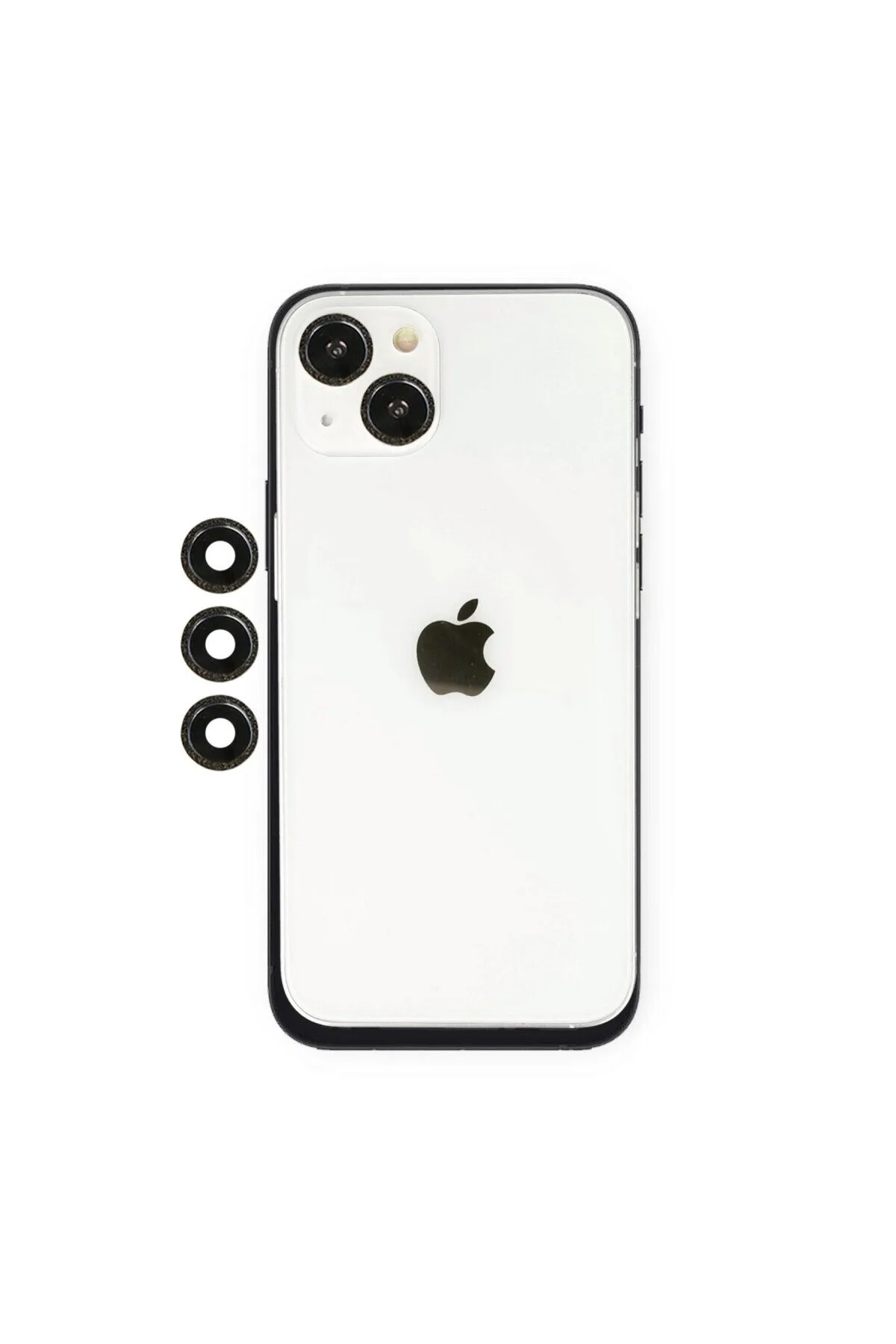 Apple İphone 14 Shine Kamera Lens - Siyah