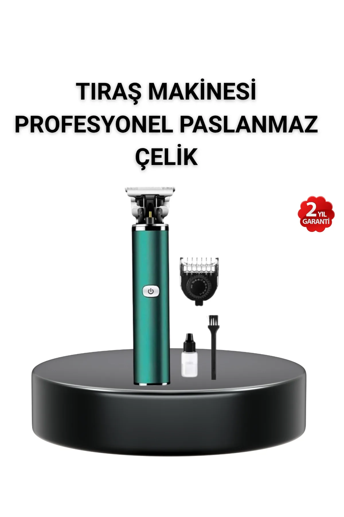 180 Dakika Kullanım Süreli Şarjlı Tıraş Makinesi – Hızlı Şarj, USB Girişli, Yüksek Kapasiteli