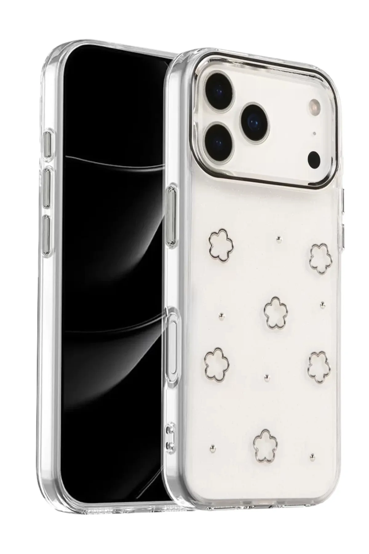 Newface Apple iPhone 17 Pro Fiyonk Desenli Kapak - Desen 2