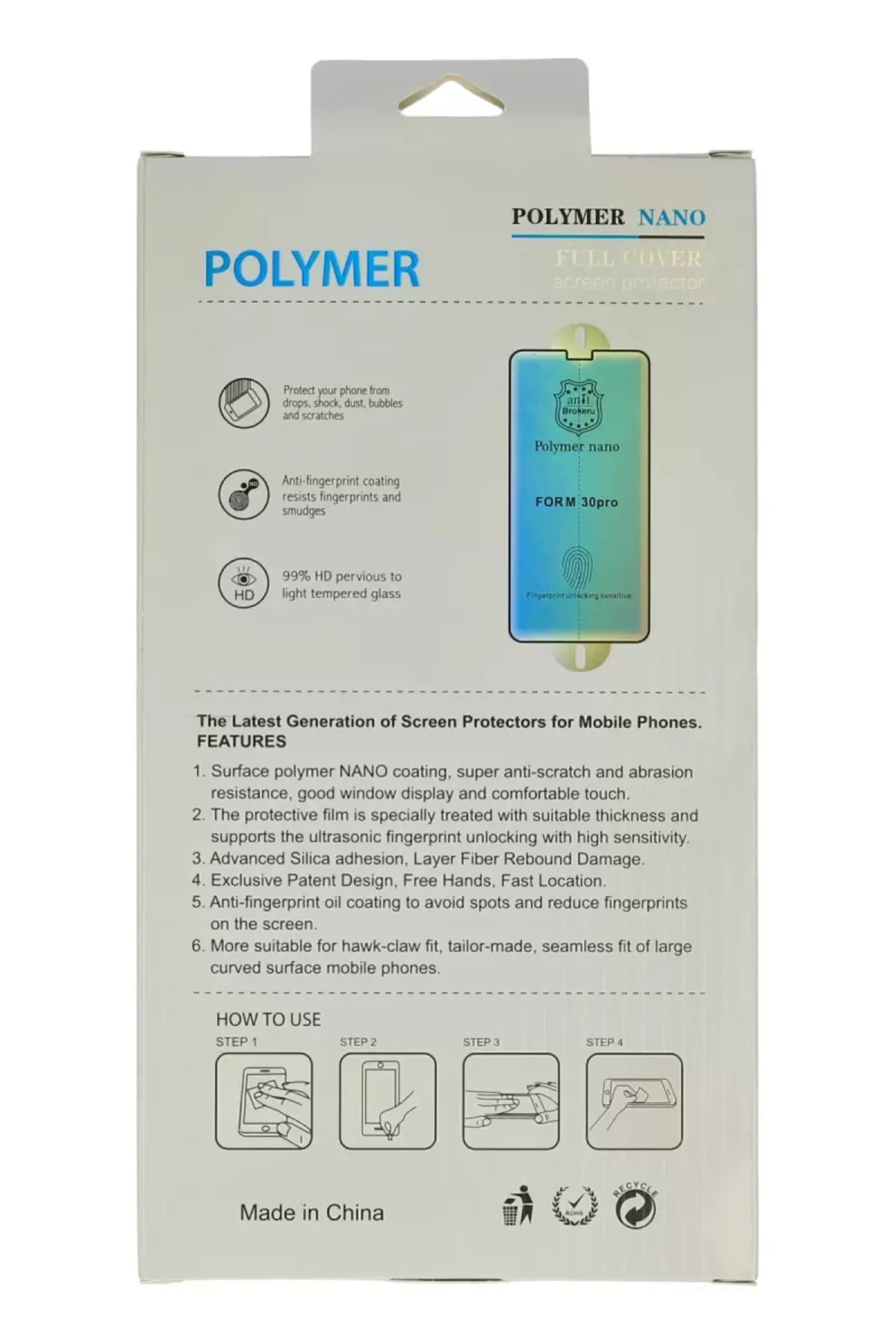 Newface Apple iPhone 7 Plus Polymer Nano Ekran Koruyucu - Siyah
