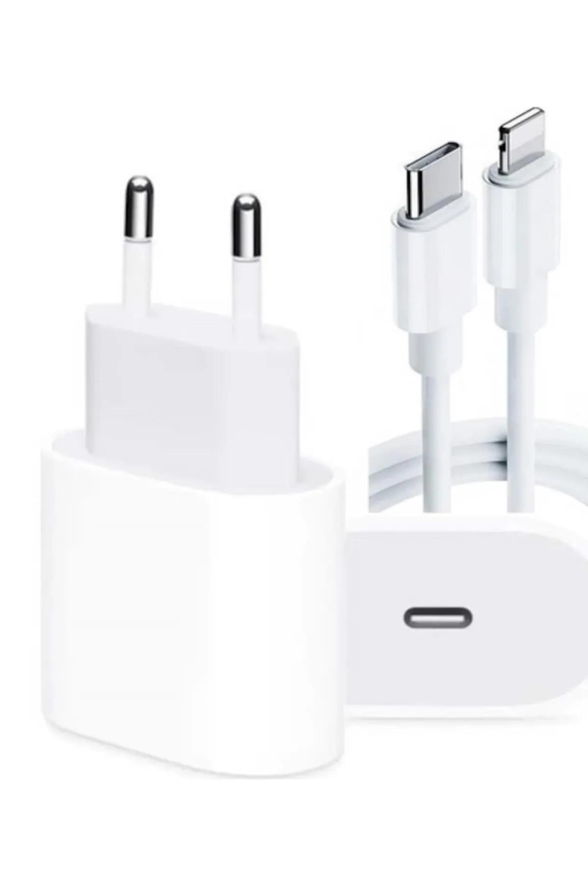 İphone 14 13 12 11 Uyumlu 20w Hızlı Şarj Adaptörü Lightning Kablo Seti