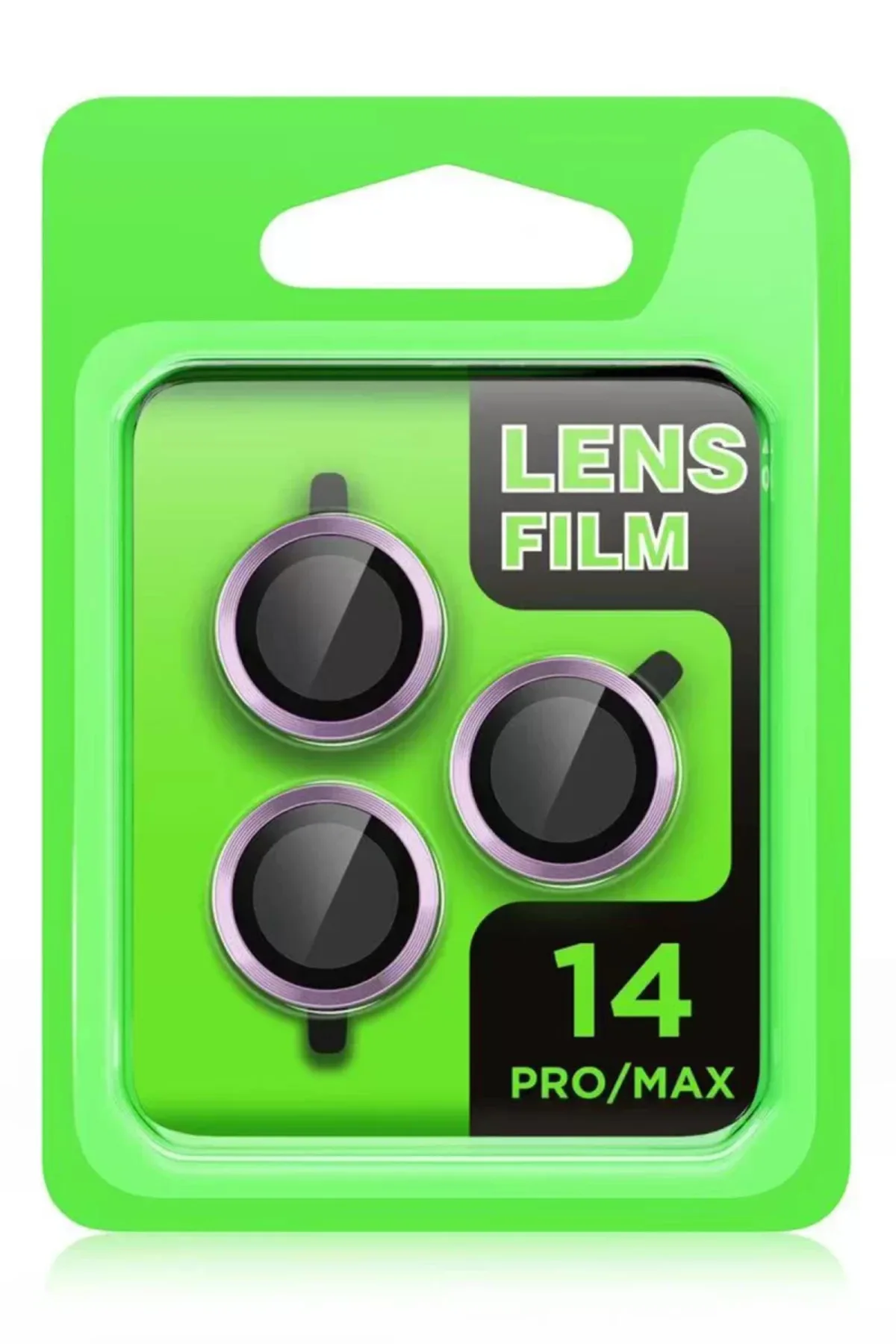 Newface Apple iPhone 14 Pro Max Raze Metal Kamera Lens - Gümüş