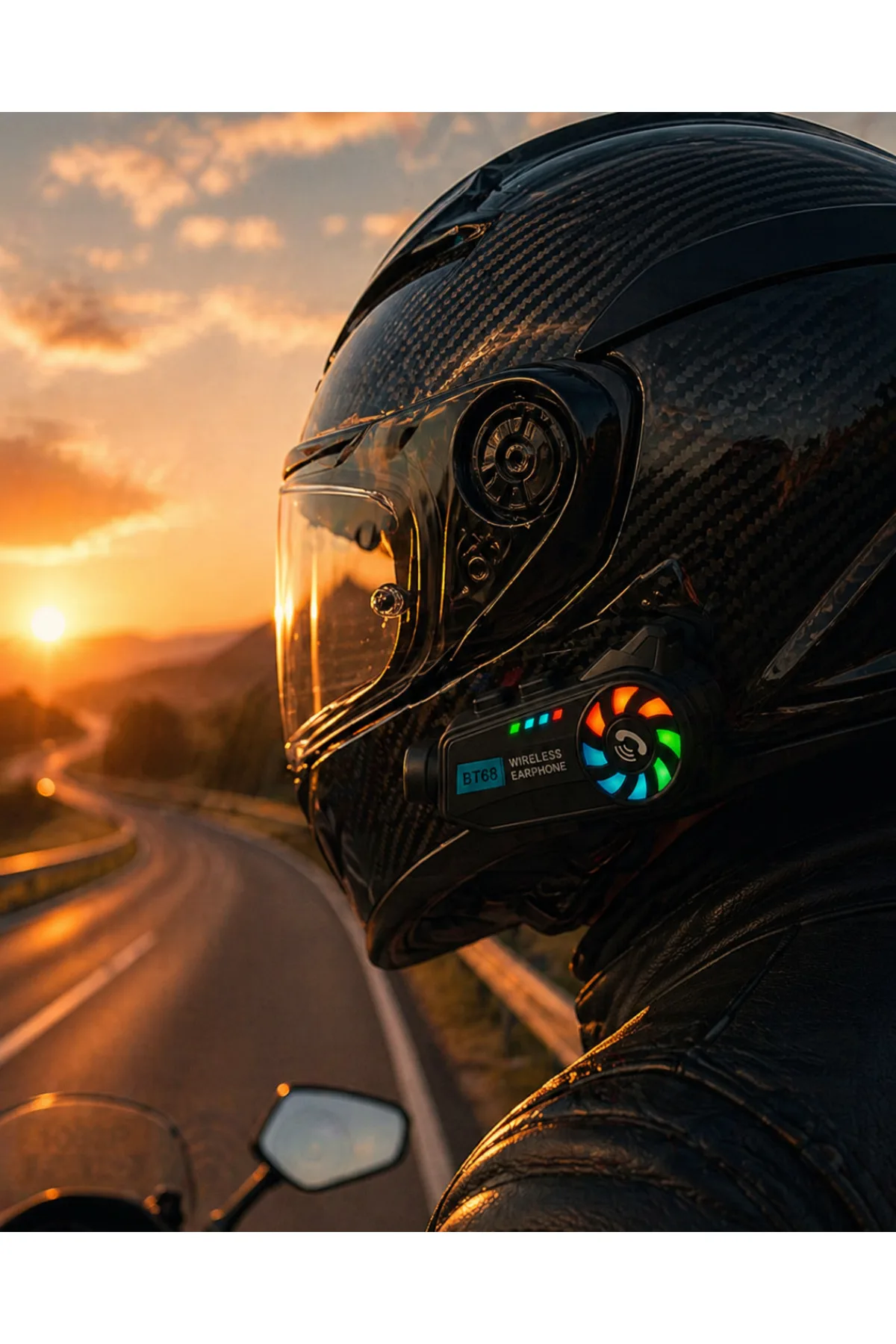 NOVENTO Bluetooth Destekli Kask Kamerası Uzun Batarya ve Akıllı Kontrol
