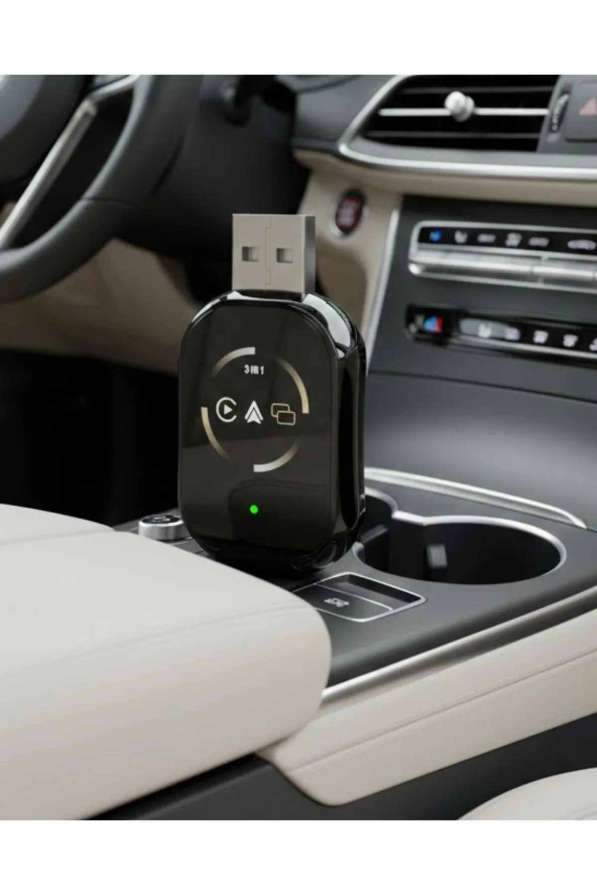 Kablosuz CarPlay Android Auto Dönüştürücü Kablo Derdi Olmadan Bağlantı