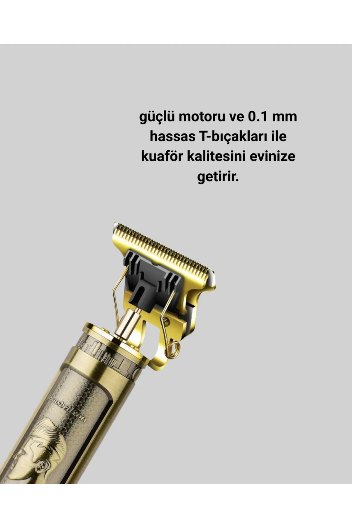 LCD Ekranlı Şarjlı Tıraş Makinesi Erkek Saç Sakal Kesme