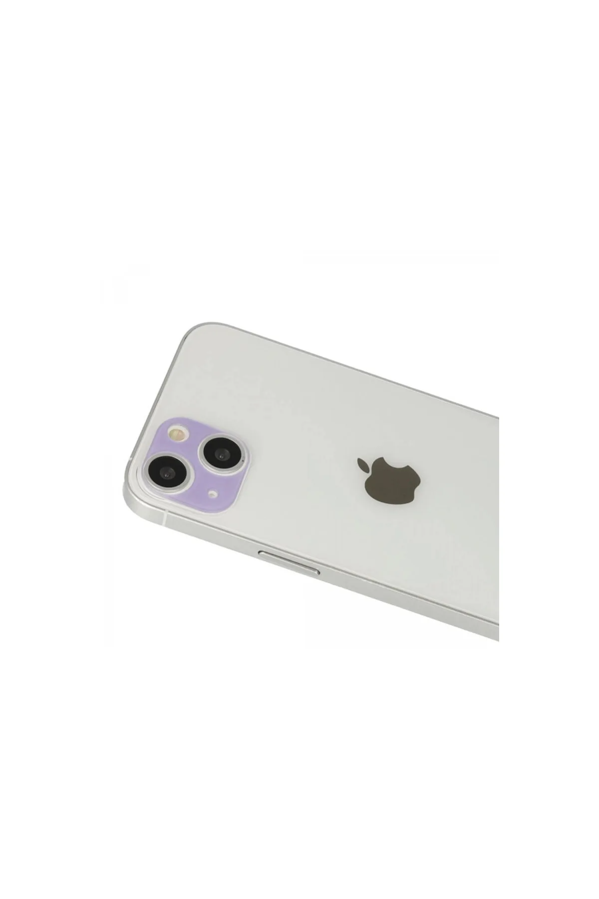 Apple İphone 13 Rainbow Kamera Lens Koruma Cam - Mor