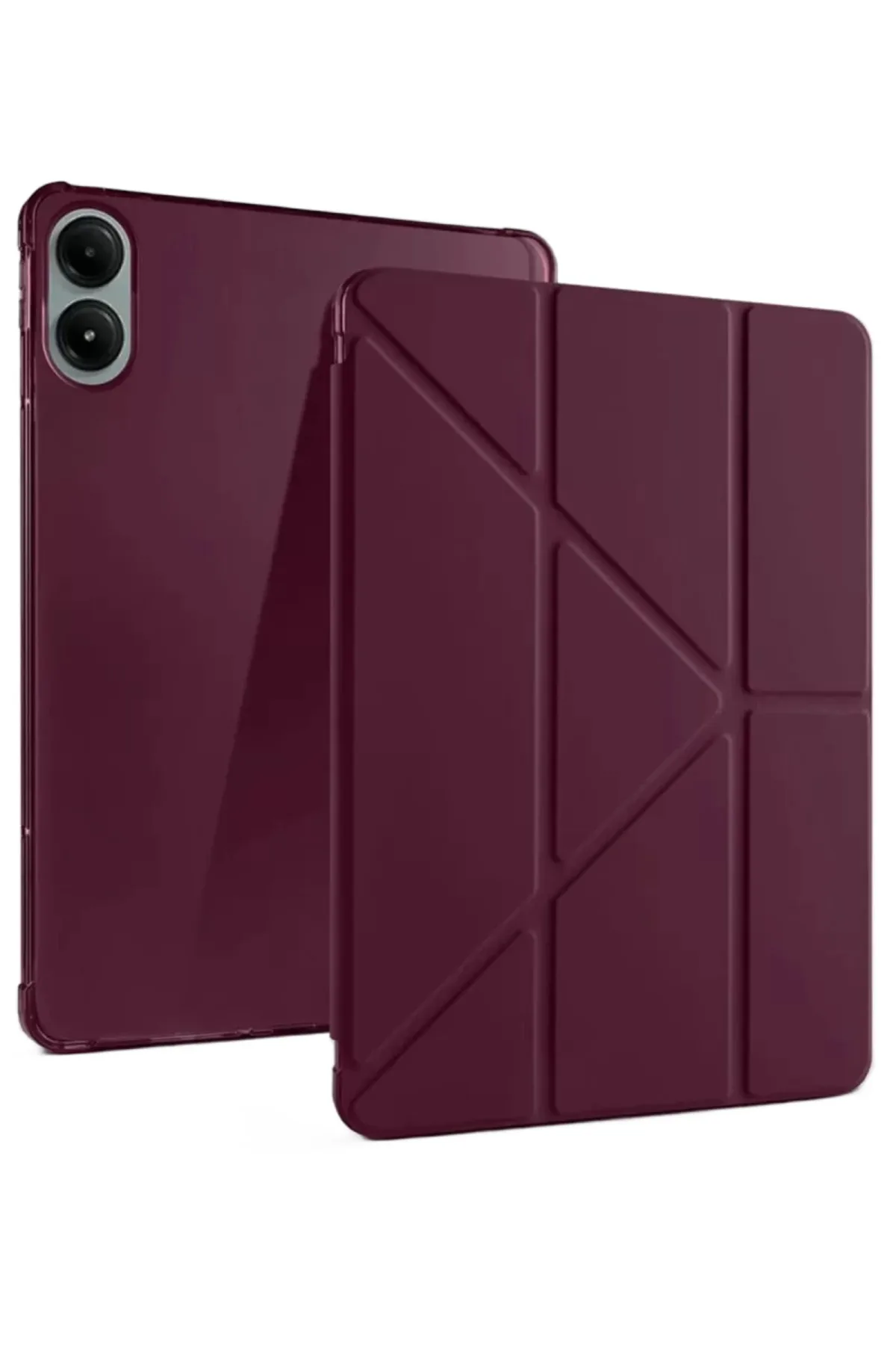 Newface Xiaomi Redmi Pad Pro 12.1 Kılıf Kalemlikli Mars Tablet Kılıfı - Mürdüm