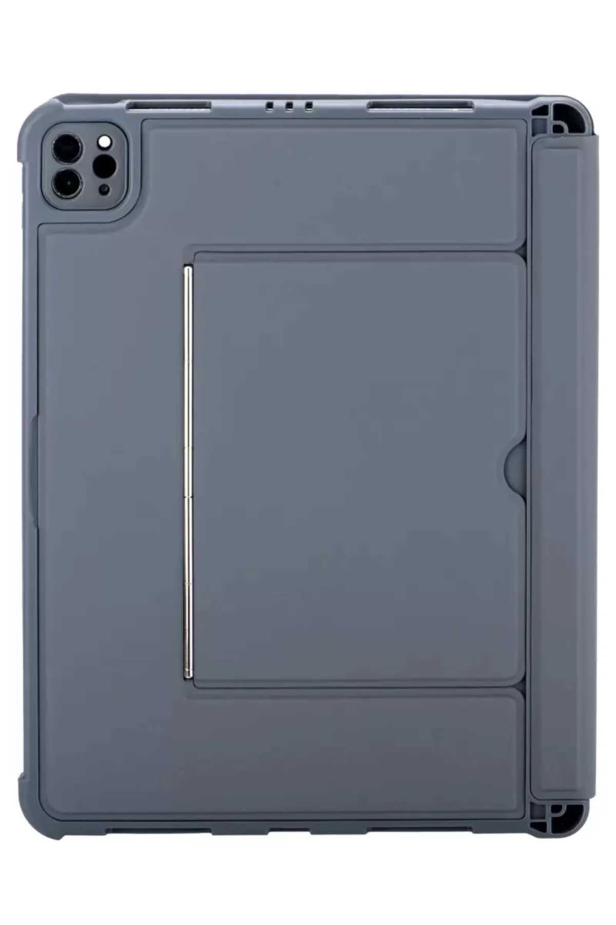 Newface Apple T5504D iPad Pro 11 (2024) Kılıf Palermo Ledli Klavyeli Standlı Tablet Kılıfı - Siyah