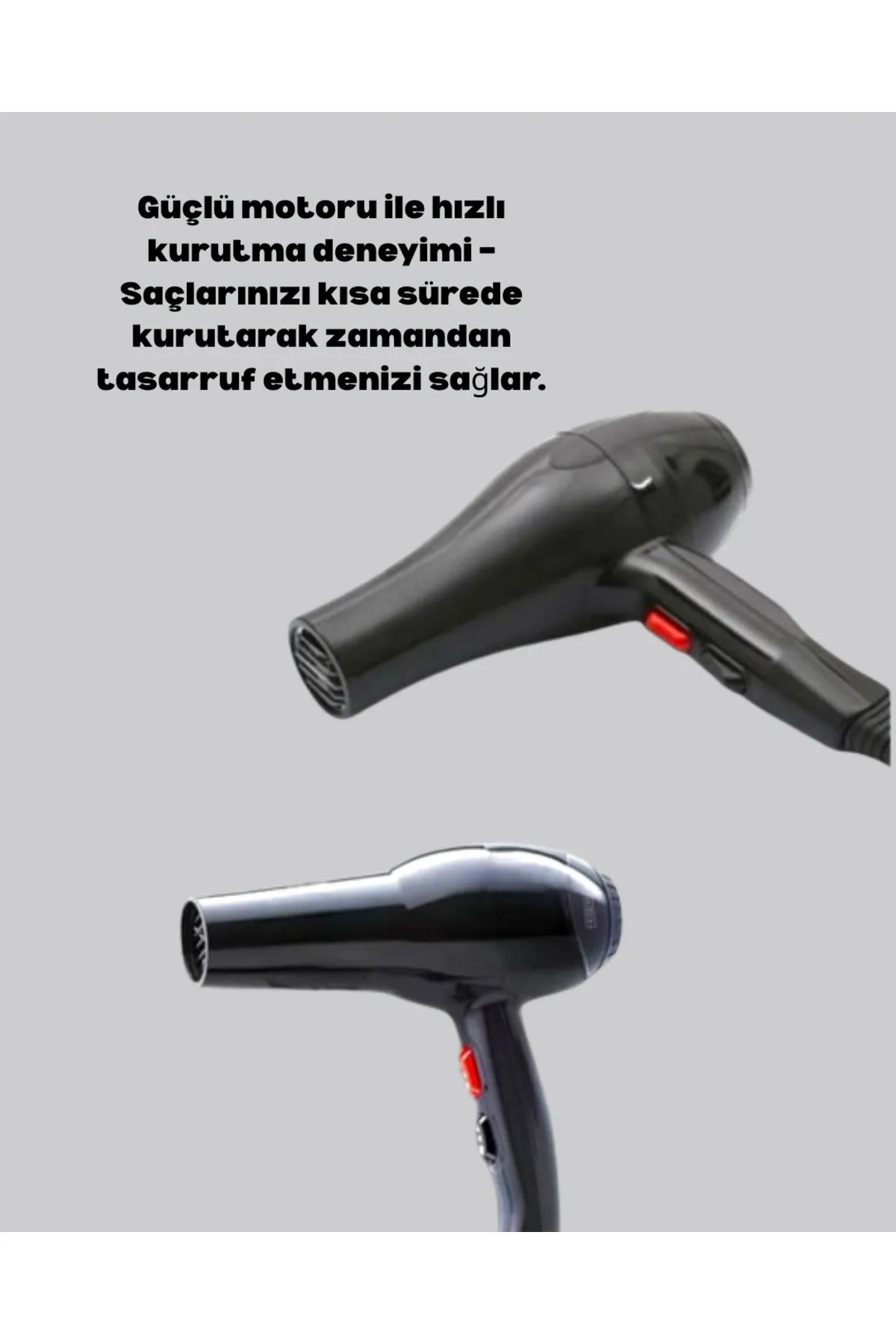 Tüm Saç Tipleri İçin 2200W Güçlü Fön Makinesi