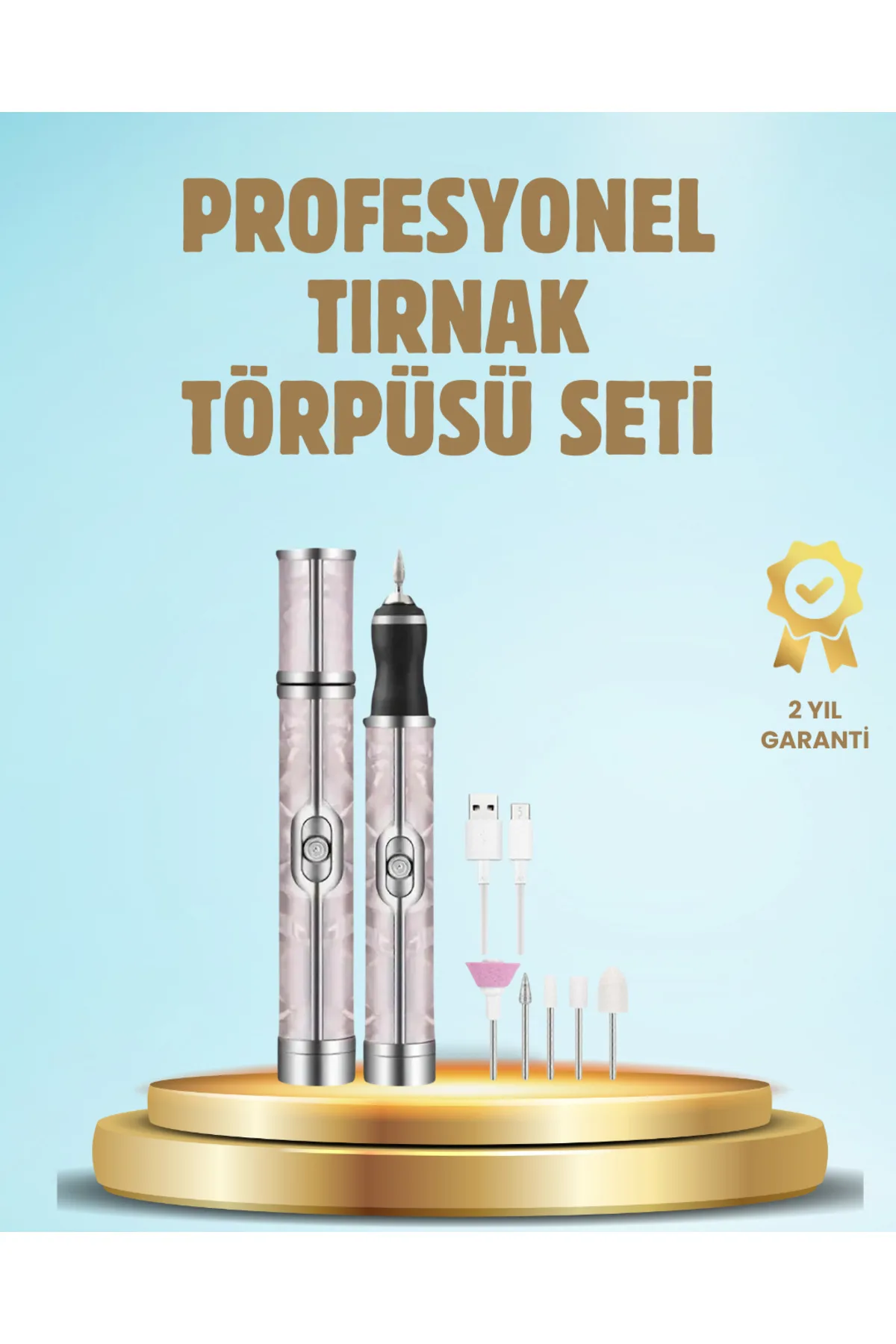 Elektrikli Tırnak Törpüsü Ayarlanabilir Hızlı Manikür Pedikür Cihazı