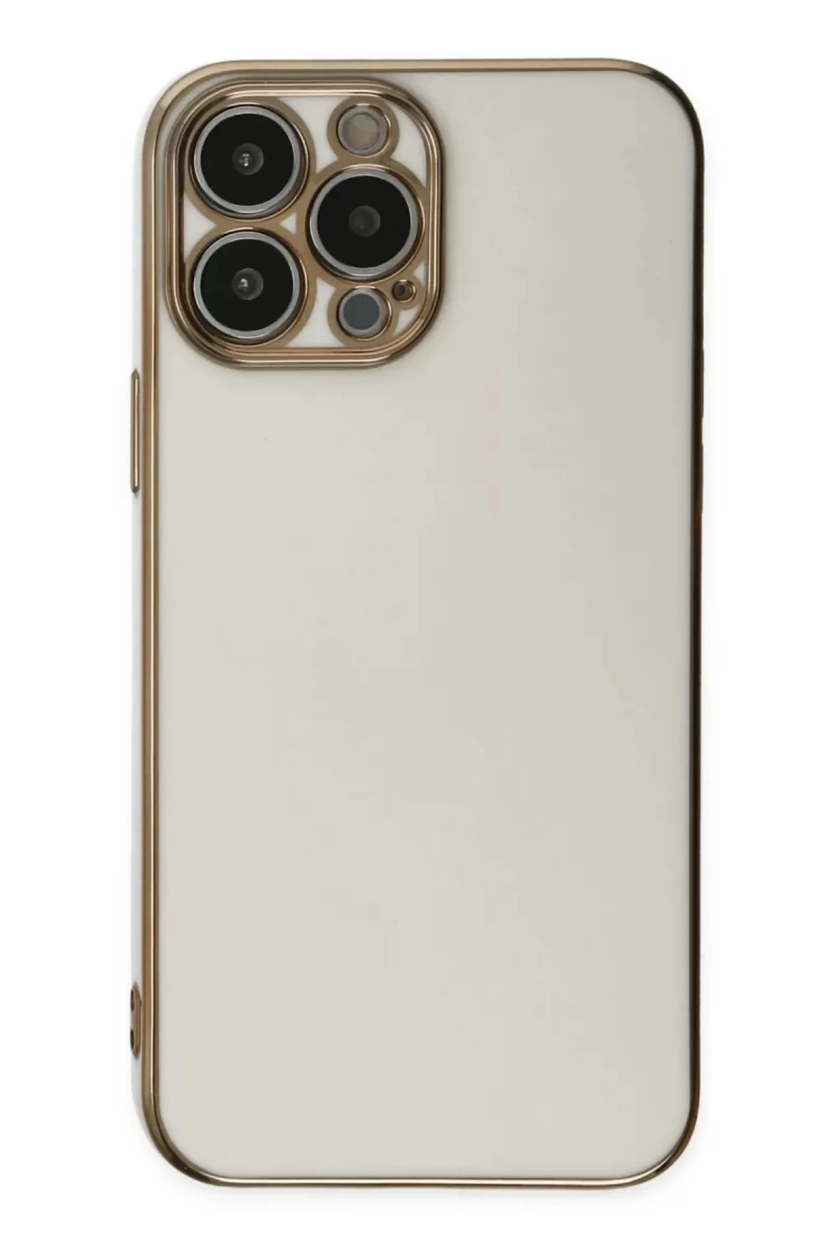 Newface iPhone 14 Pro Max Kılıf Volet Silikon - Beyaz