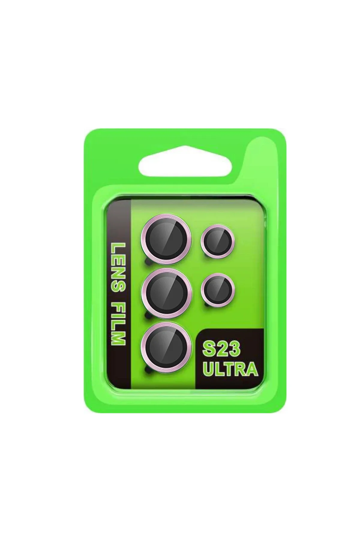 Newface Samsung Galaxy S23 Ultra Raze Metal Kamera Lens - Lila