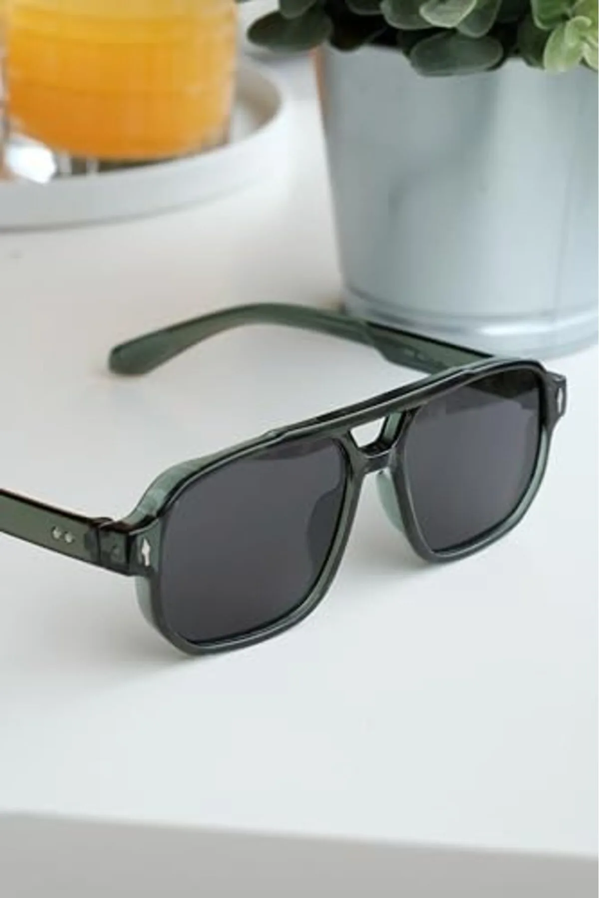 şüra store Eyewear Re1009 Yeşil Güneş Gözlüğü 2026 1216538