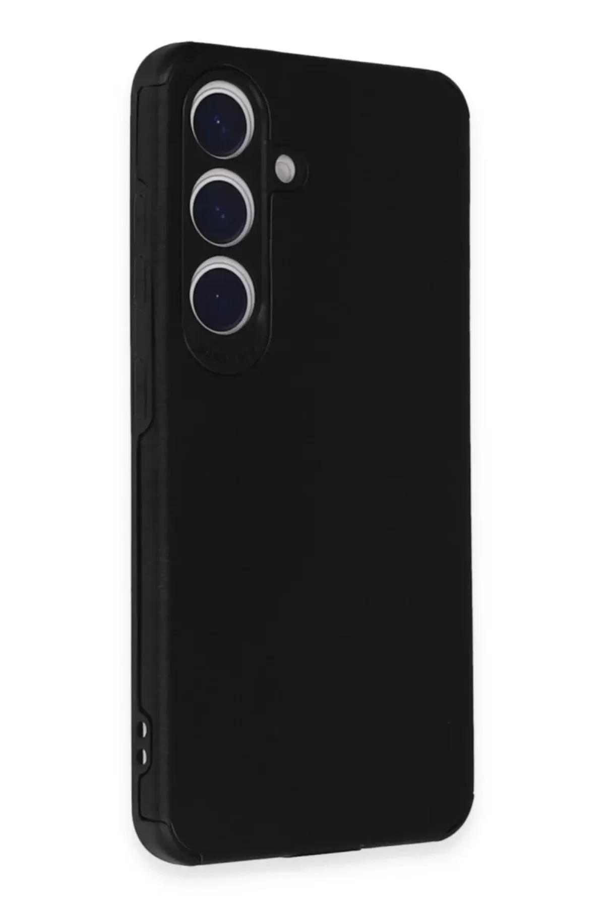 Newface Samsung Galaxy S24 Kılıf Loop Deri Silikon - Siyah