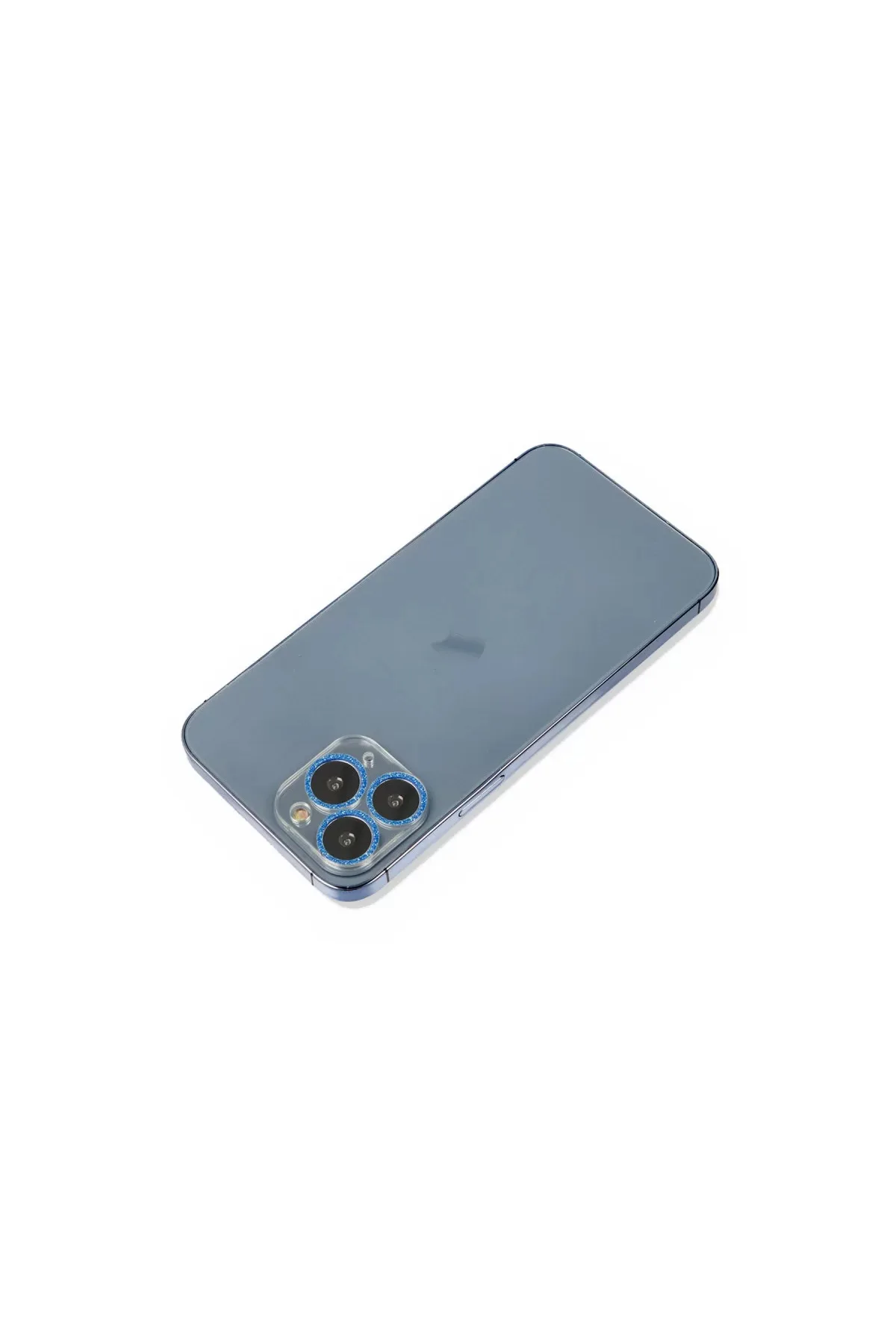 Newface Apple iPhone 11 Pro Shine Kamera Lens Koruma Cam - Mavi