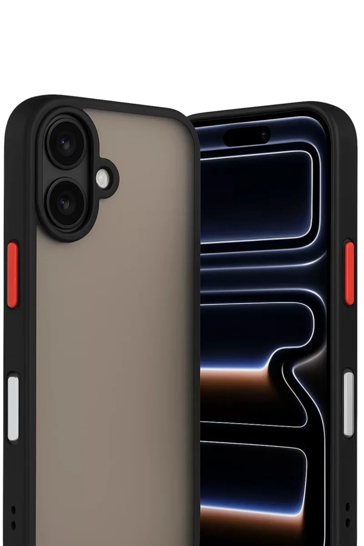 Newface Apple iPhone 17 Kılıf Montreal Silikon Kapak - Siyah