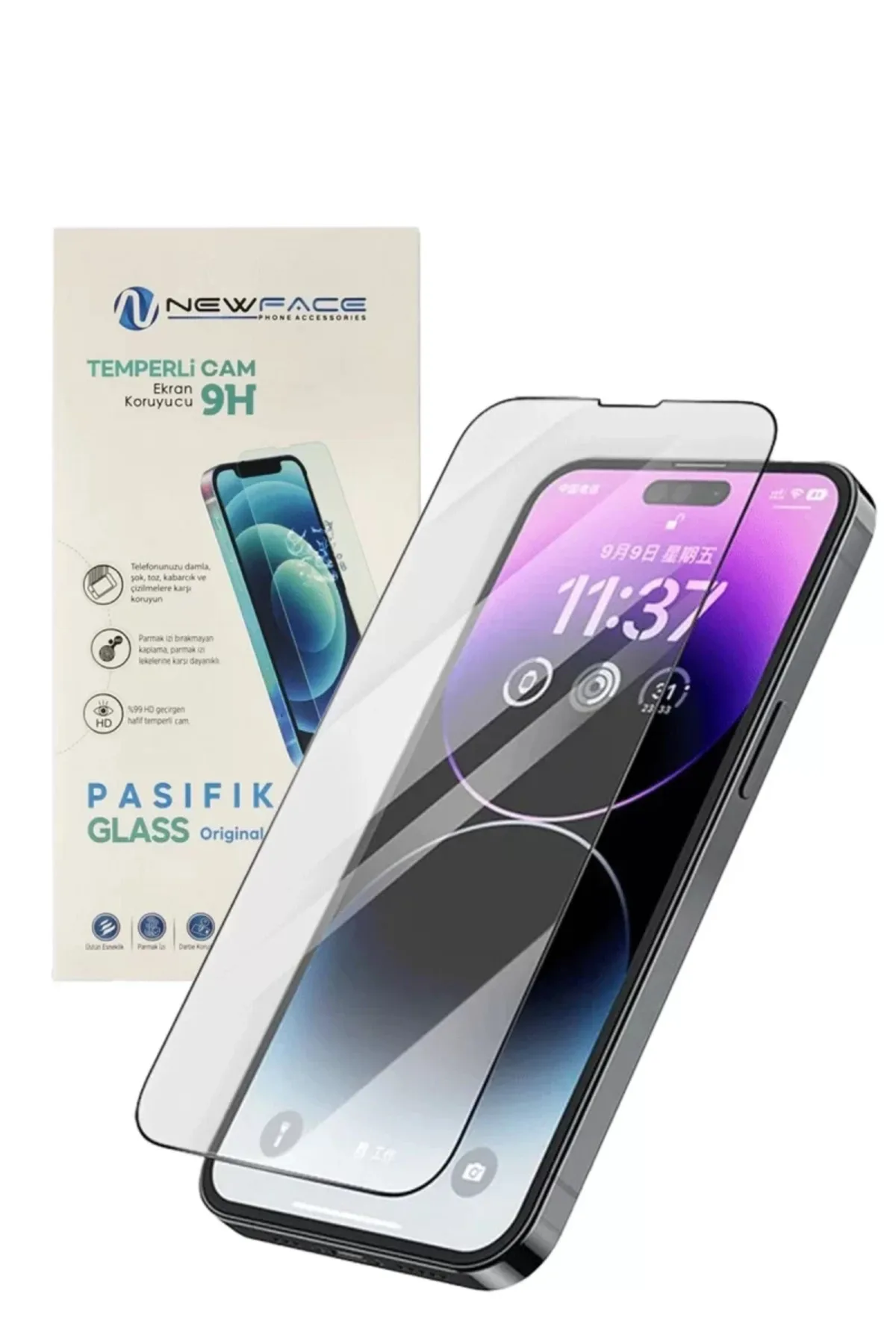 Newface Apple iPhone 16 Pasifik Cam Ekran Koruyucu