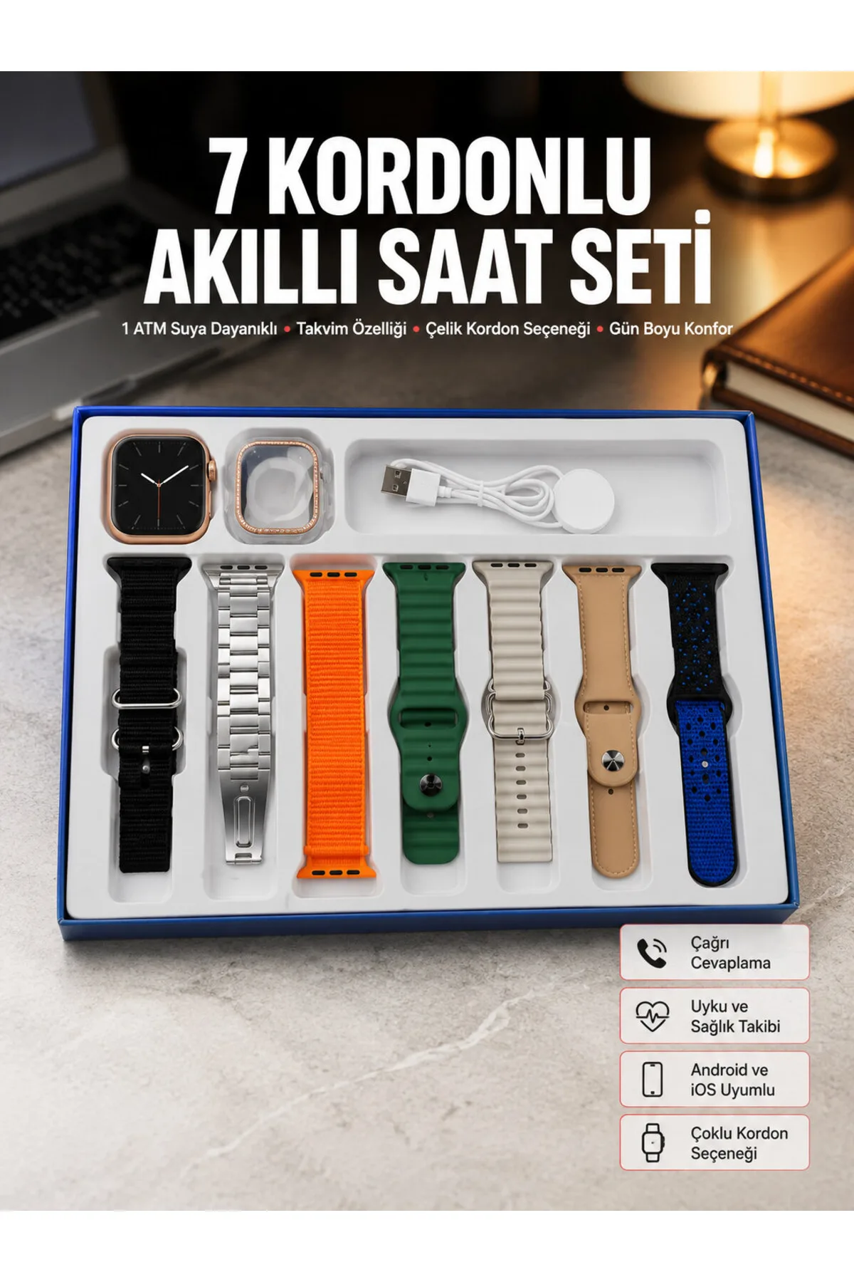Akıllı Saat Unisex Akıllı Saat Çoklu Kordon Seçeneği Çelik Kordon Plastik Kordon Yeni Nesil