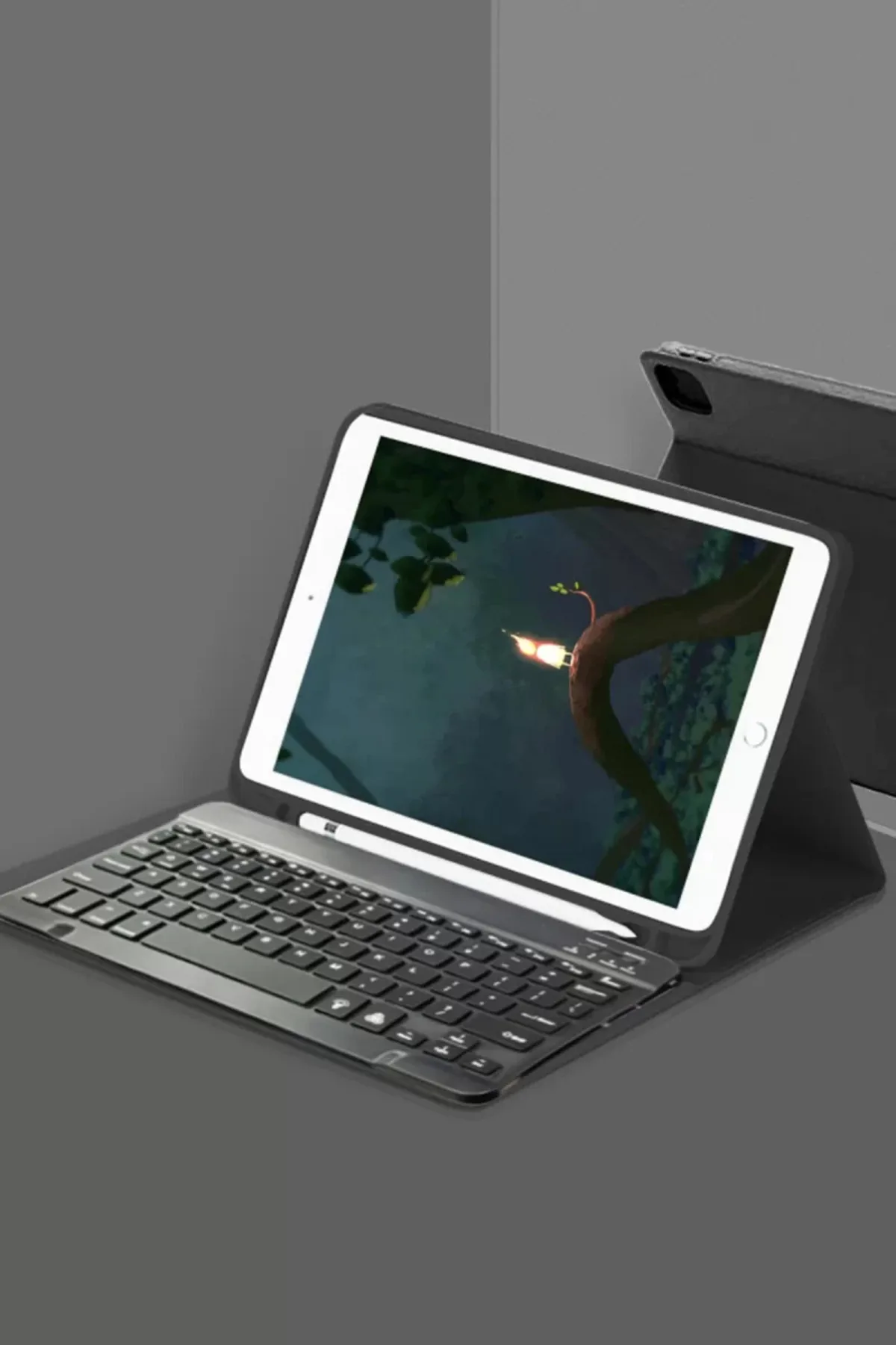 Newface Apple iPad Pro 11 (2024) Kılıf KC01 Smart Klavyeli Tablet Kılıfı - Siyah