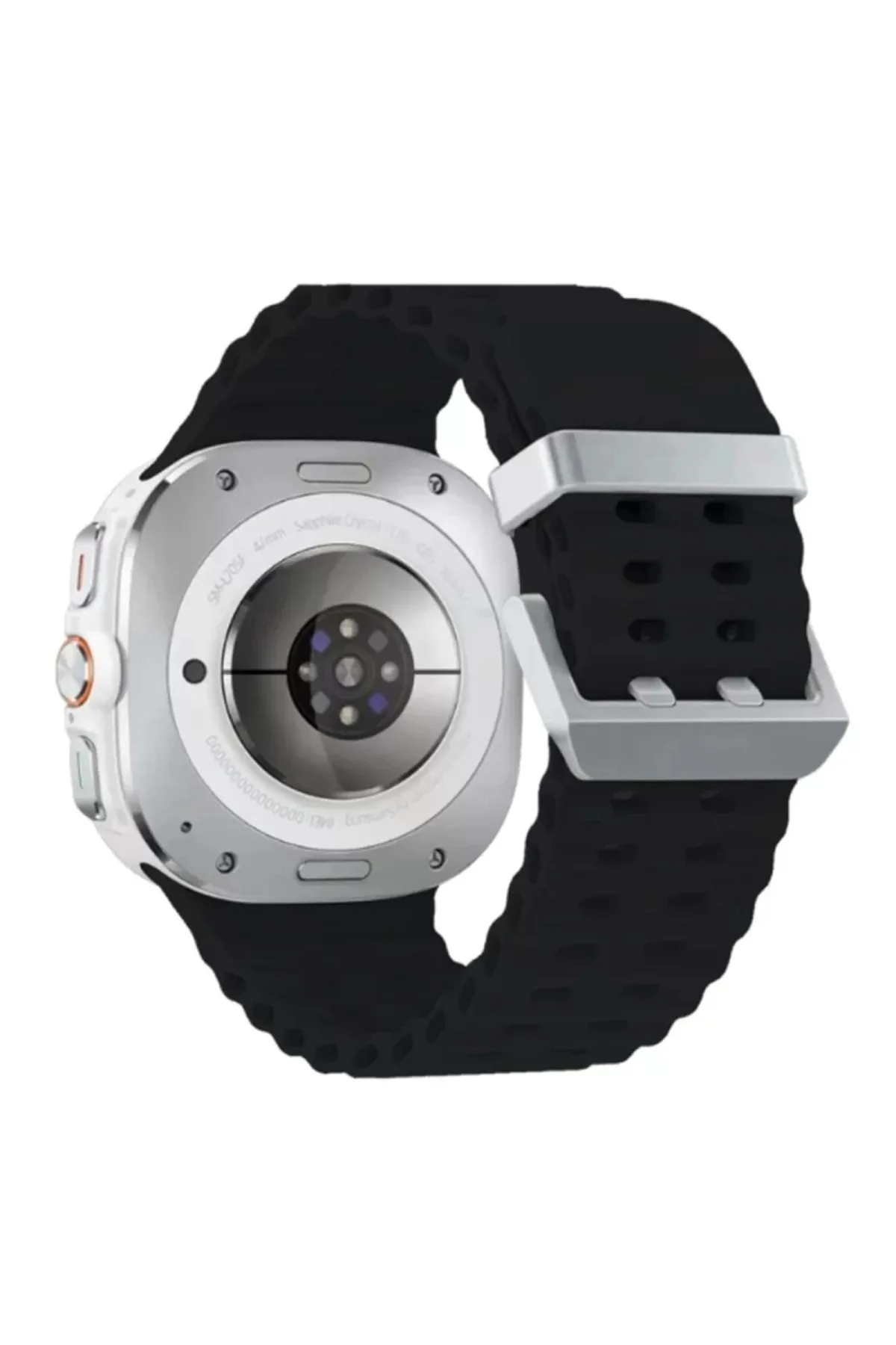 Newface Watch 7 Ultra KR417 Rug Silikon Kordon - Siyah