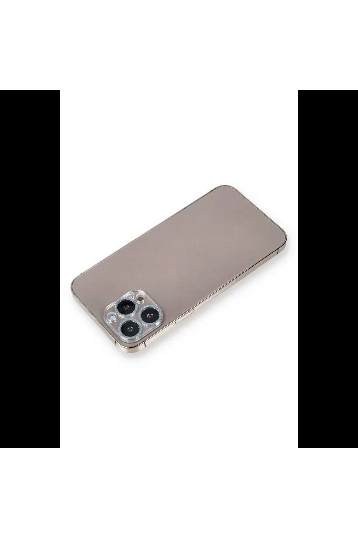 Apple iPhone 12 Pro Max Shine Kamera Lens Koruma Cam - Sierra Blue