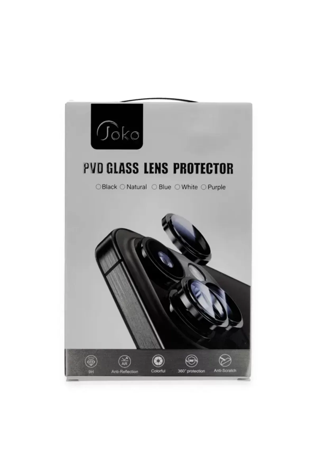 Joko Apple iPhone 16 PVD Metal Kamera Lens - Mavi