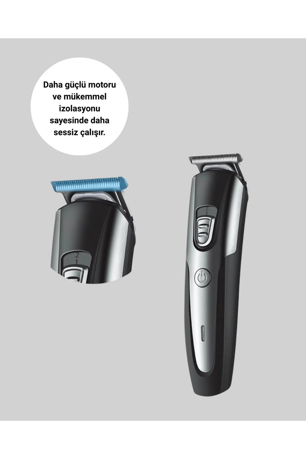 Ergonomik Profesyonel Tıraş Makinesi Saç Sakal Kesme ve Düzeltme