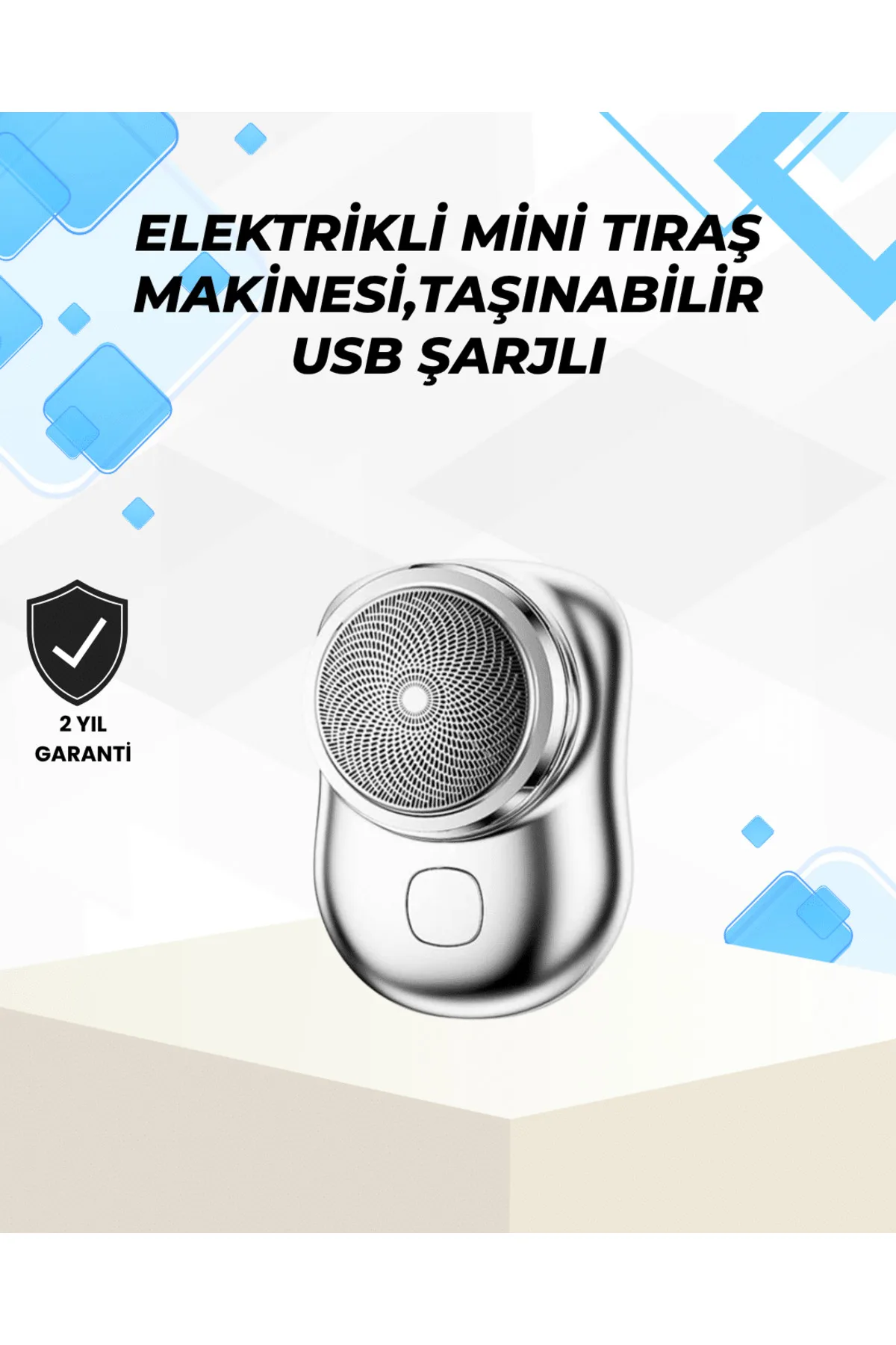 Islak-Kuru Kullanımlı Suya Dayanıklı Mini Tıraş Cihazı