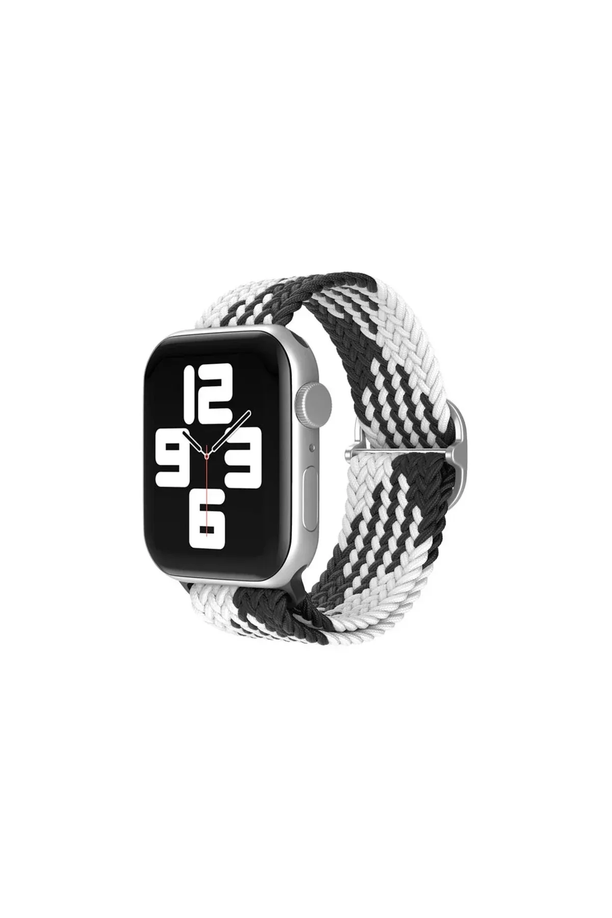 Newface Watch 20mm Star Kordon - Siyah-Beyaz