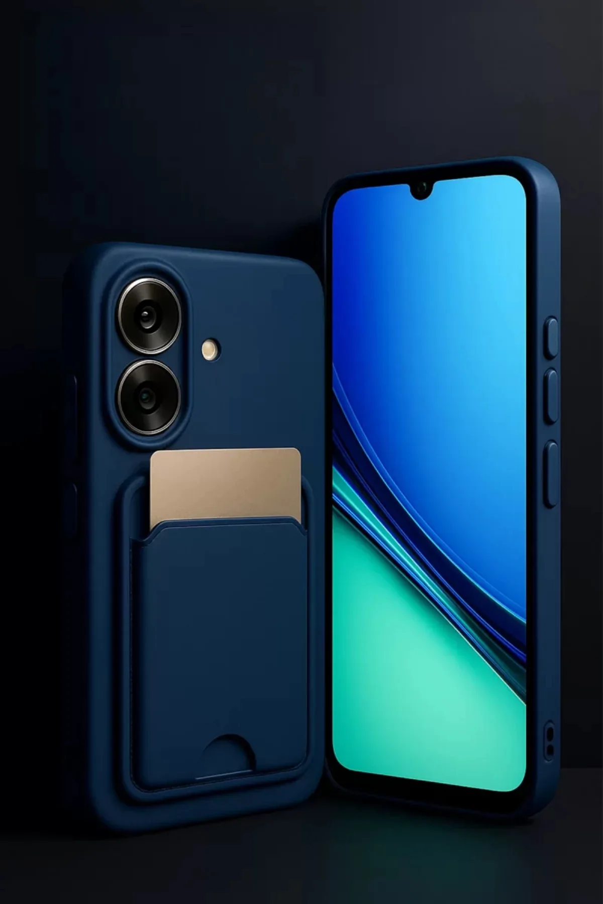 Newface Realme Note 60 Kelvin Kartvizitli Silikon - Bordo