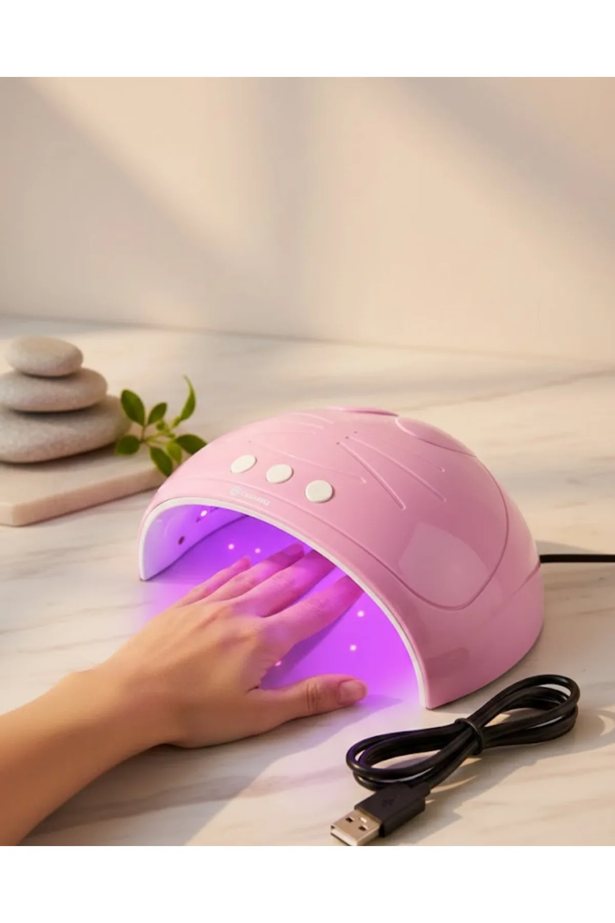 USB ile Çalışan Zaman Ayarlı Oje Kurutma Makinesi MariposaScrt