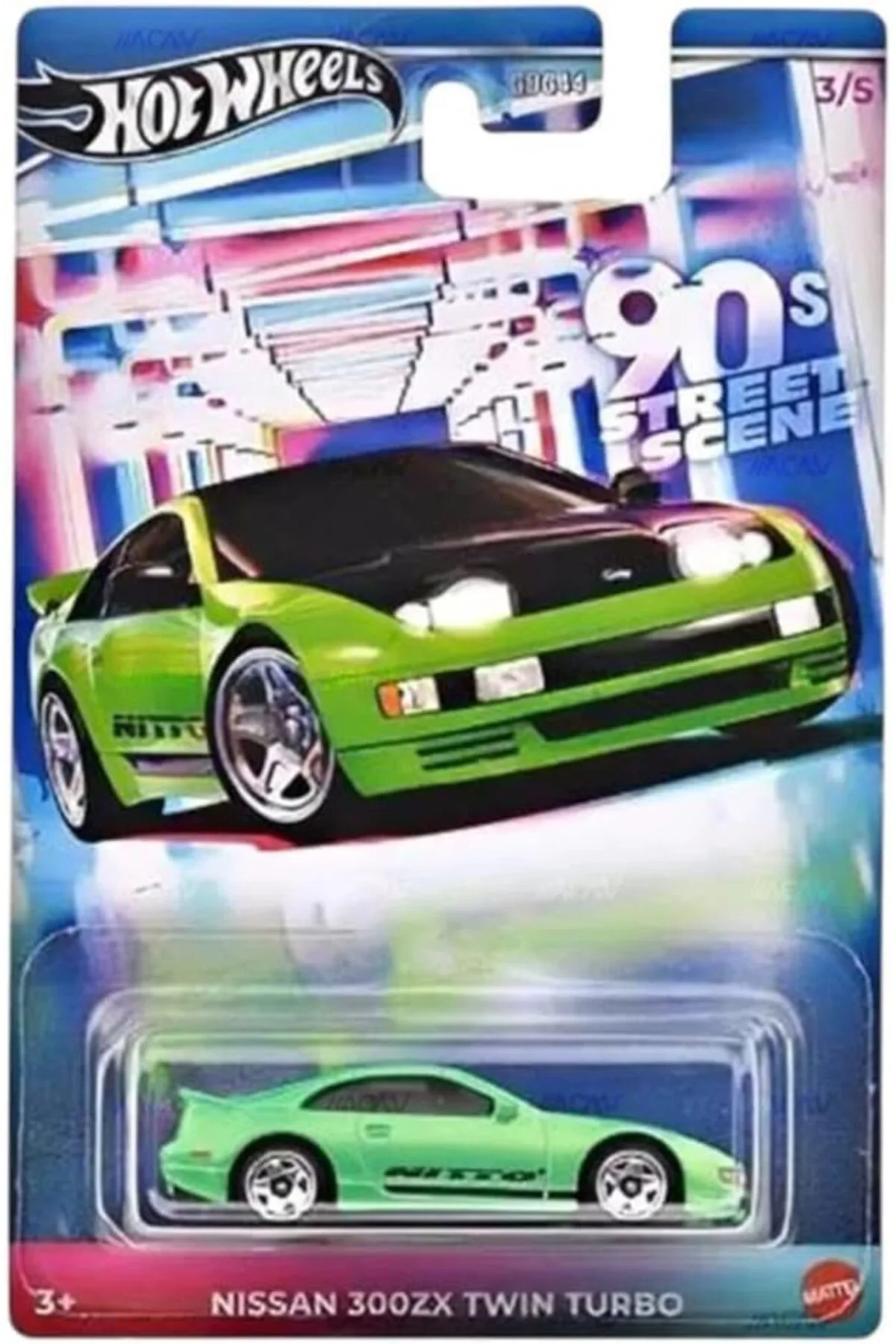 90 Lar Sokak Sahnesi Temalı Arabalar NISSAN 300ZX TWIN TURBO JCB59 1274129