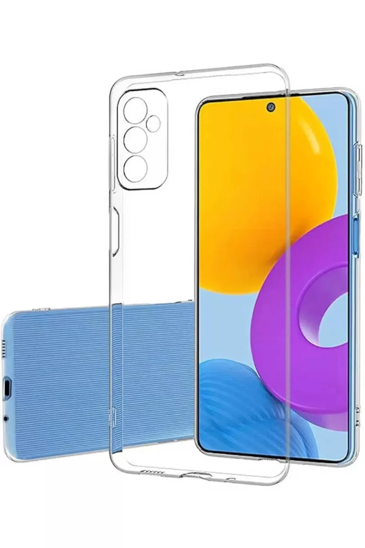 Newface Samsung Galaxy A15 4g Kılıf Lüx Şeffaf Silikon