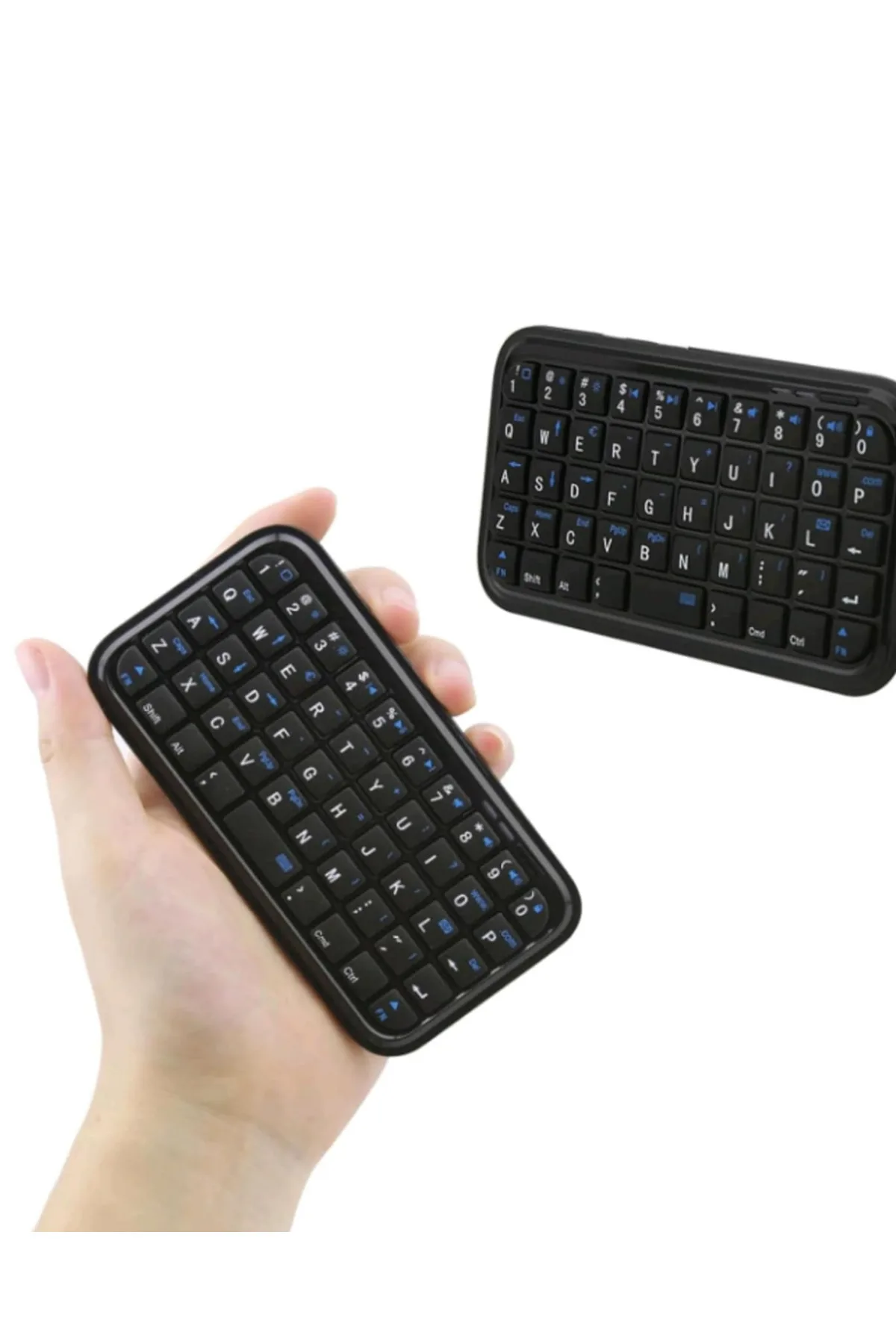 Mini Kablosuz Bluetooth Klavye USB Şarjlı Taşınabilir Klavye -