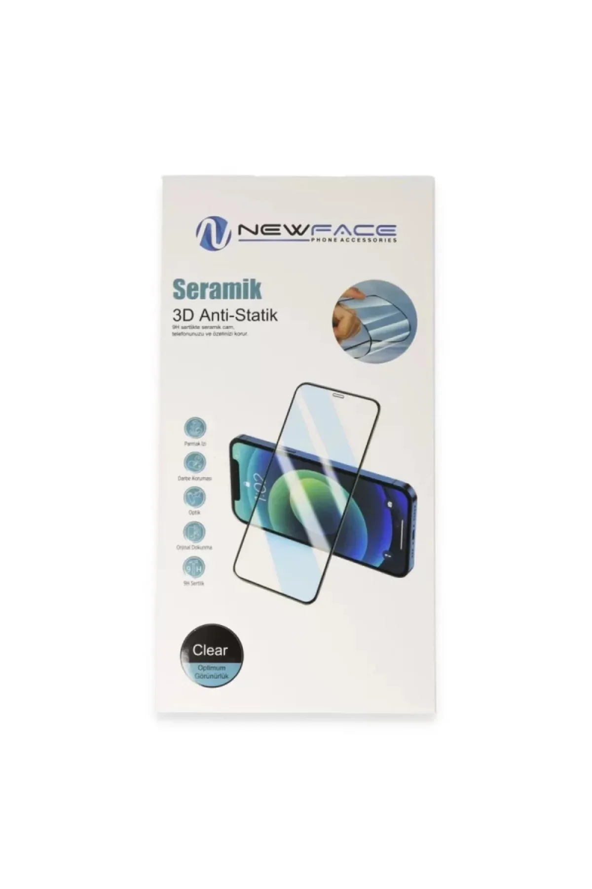 Newface Apple iPhone 16 Pro 3D Antistatik Seramik Nano Ekran Koruyucu