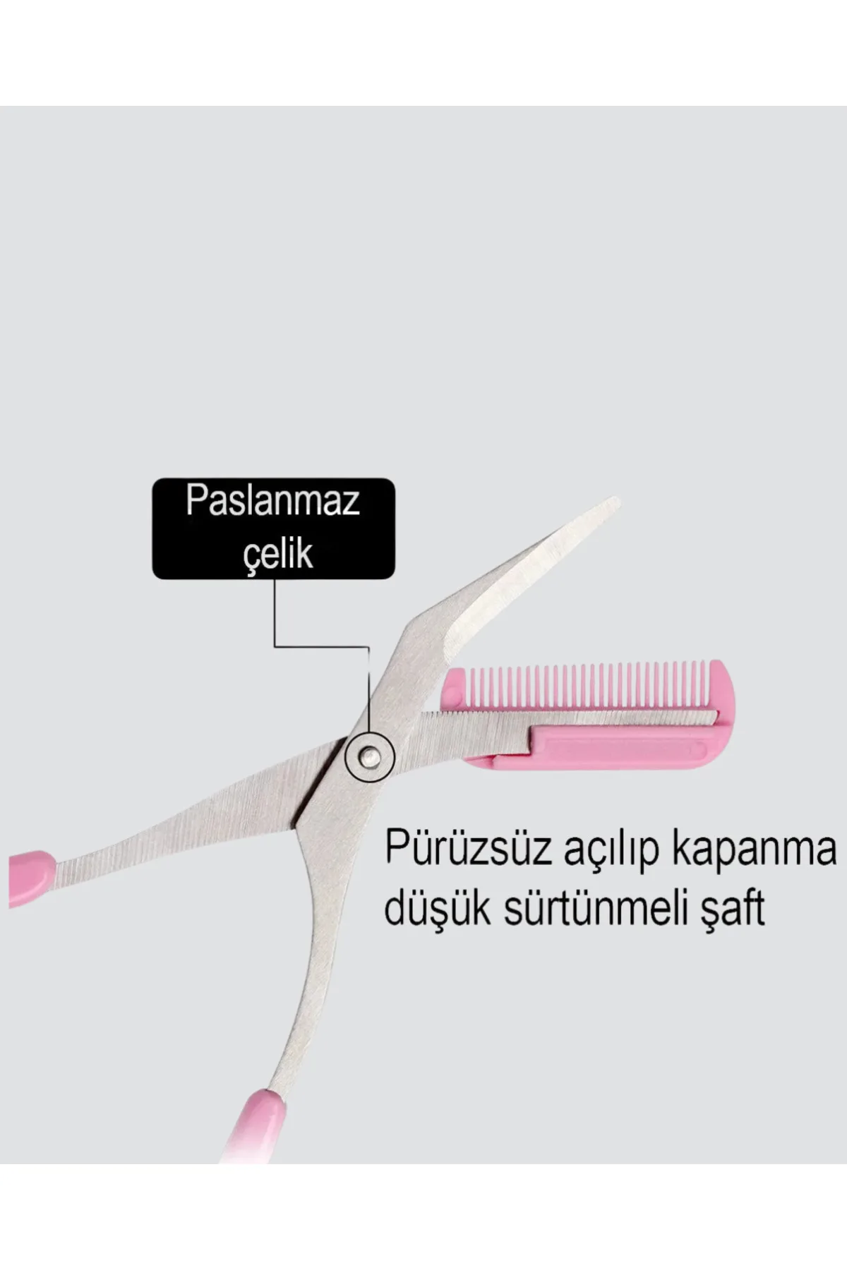 Mini Taraklı Kaş Düzeltici – Hassas Şekillendirme ve Taşınabilir Tasarım